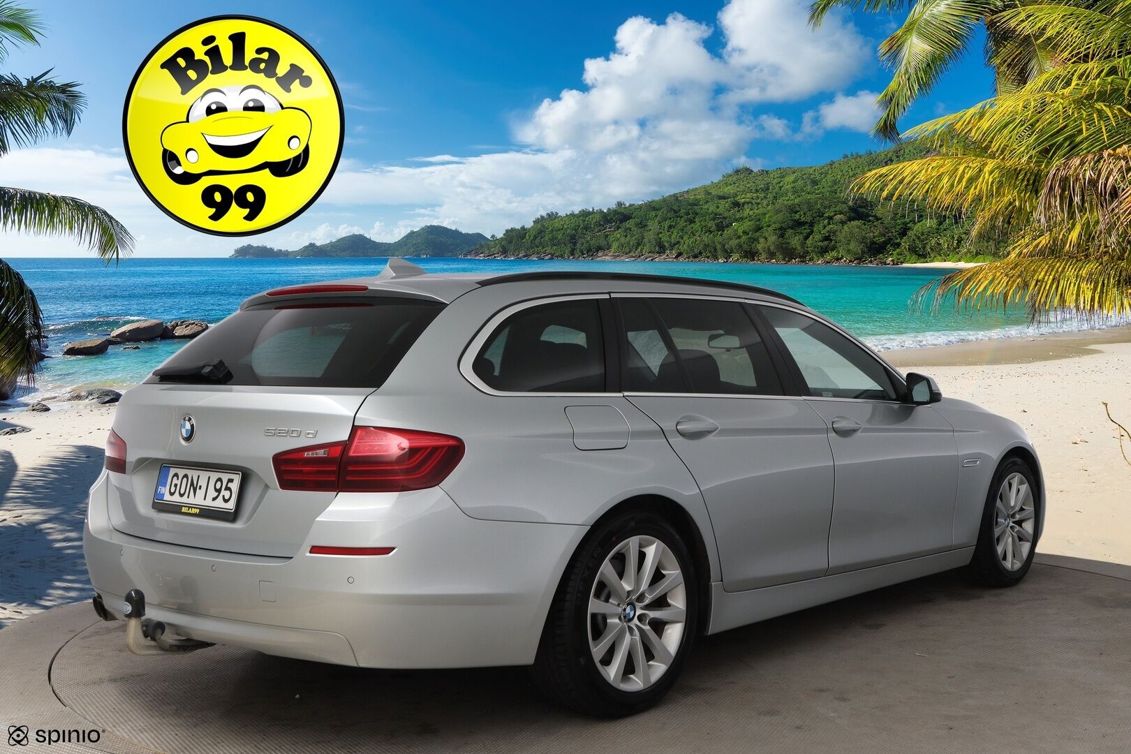 BMW 520 2017 F11 Touring 520d A Business LCI * Nahkasisusta / LED / Vetokoukku / Lohko & Sisäpistoke / Ratinlämmitys - 2x Hyvät renkaat / Facelift / Juuri tullut Tampereelle!