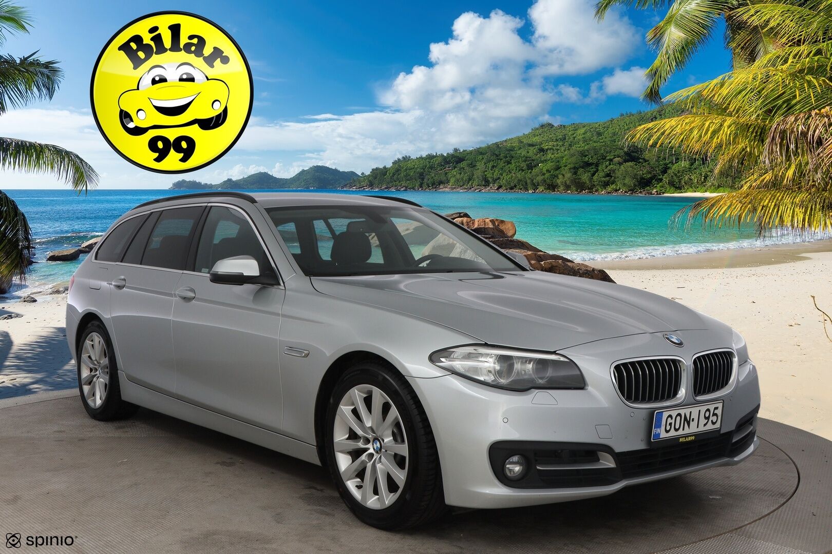 BMW 520 2017 F11 Touring 520d A Business LCI * Nahkasisusta / LED / Vetokoukku / Lohko & Sisäpistoke / Ratinlämmitys - 2x Hyvät renkaat / Facelift / Juuri tullut Tampereelle!