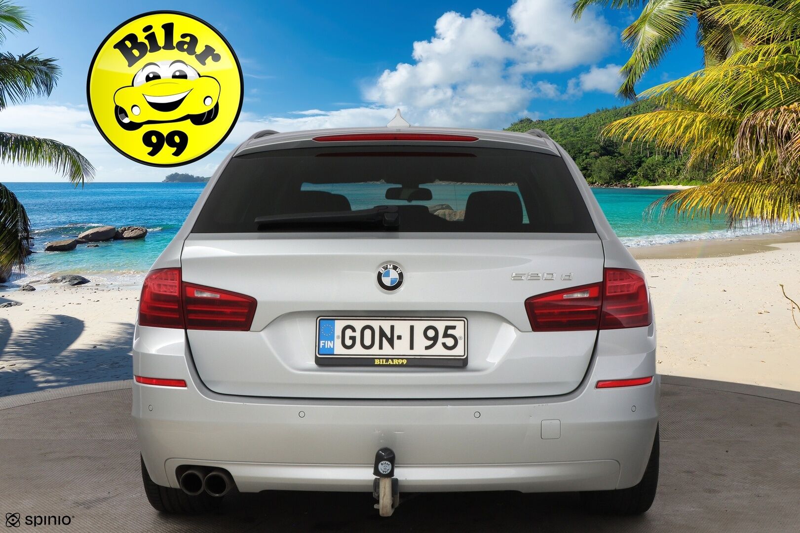 BMW 520 2017 F11 Touring 520d A Business LCI * Nahkasisusta / LED / Vetokoukku / Lohko & Sisäpistoke / Ratinlämmitys - 2x Hyvät renkaat / Facelift / Juuri tullut Tampereelle!