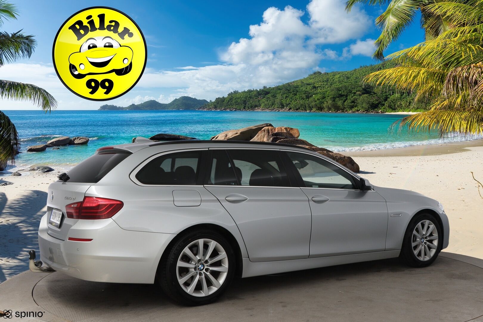 BMW 520 2017 F11 Touring 520d A Business LCI * Nahkasisusta / LED / Vetokoukku / Lohko & Sisäpistoke / Ratinlämmitys - 2x Hyvät renkaat / Facelift / Juuri tullut Tampereelle!