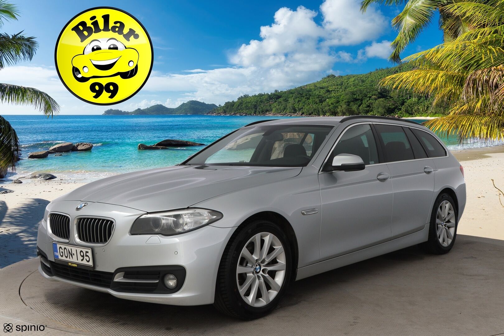 BMW 520 2017 F11 Touring 520d A Business LCI * Nahkasisusta / LED / Vetokoukku / Lohko & Sisäpistoke / Ratinlämmitys - 2x Hyvät renkaat / Facelift / Juuri tullut Tampereelle!