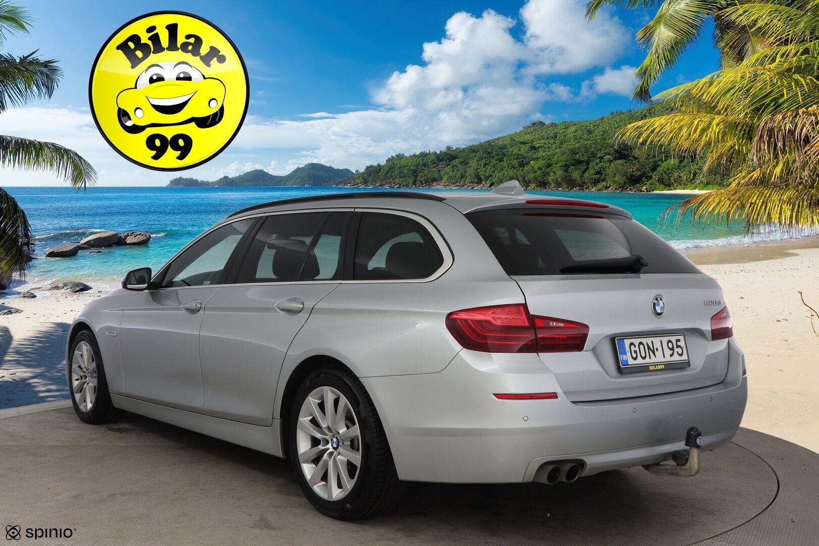 BMW 520 2017 F11 Touring 520d A Business LCI * Nahkasisusta / LED / Vetokoukku / Lohko & Sisäpistoke / Ratinlämmitys - 2x Hyvät renkaat / Facelift / Juuri tullut Tampereelle!