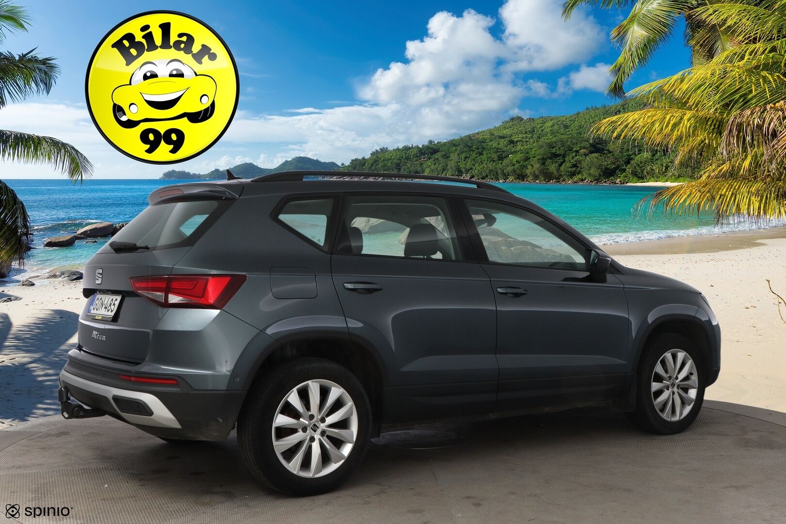 Seat Ateca 2021 1,5 TSI 150 EVO Style DSG * 1Om Suomiauto / Webasto / Vetokoukku / Peruutuskamera / Ratinlämmitys / Full Link - Merkkihuollettu / 2x Hyvät renkaat aluvantein / Juuri tullut Tampereelle!
