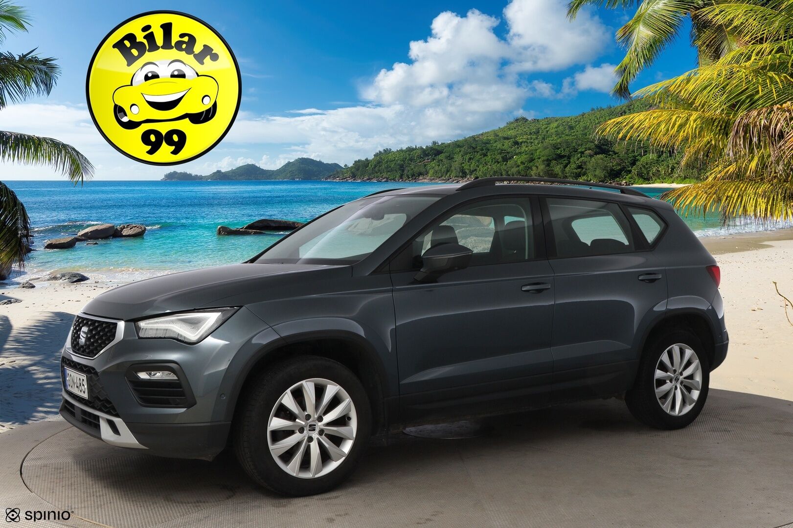 Seat Ateca 2021 1,5 TSI 150 EVO Style DSG * 1Om Suomiauto / Webasto / Vetokoukku / Peruutuskamera / Ratinlämmitys / Full Link - Merkkihuollettu / 2x Hyvät renkaat aluvantein / Juuri tullut Tampereelle!