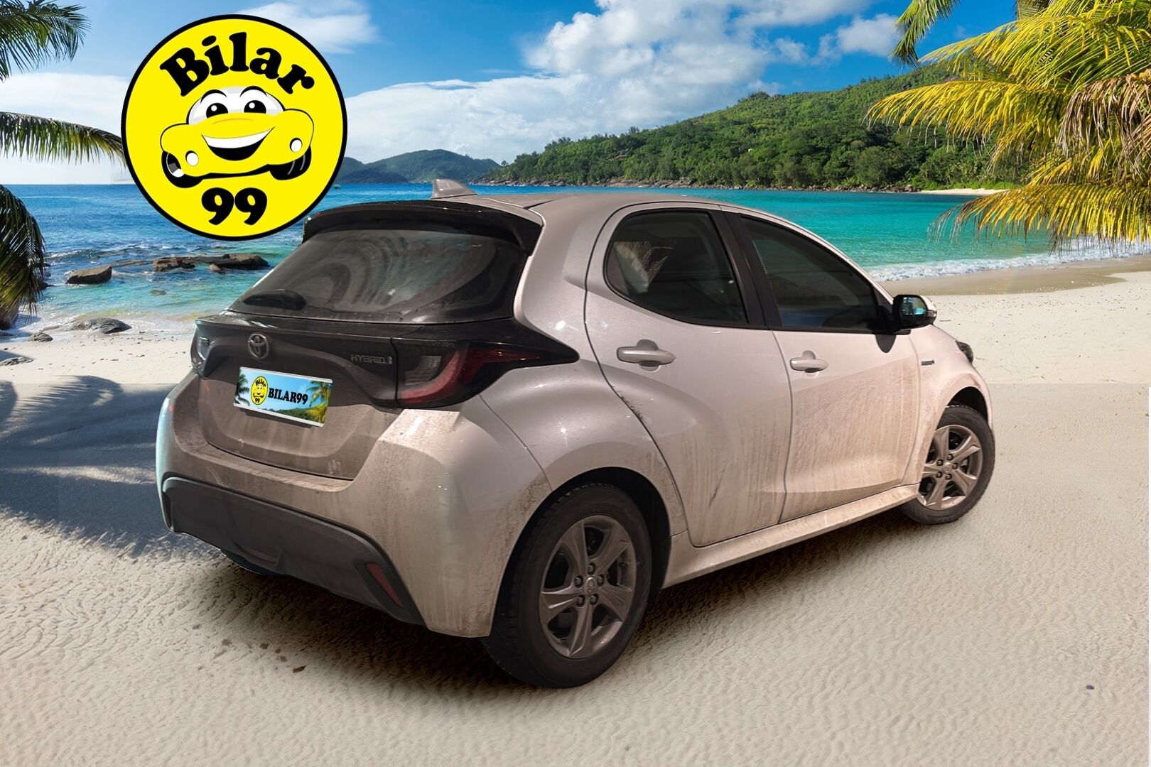 Toyota Yaris 2021 1,5 Hybrid Active * Plus paketti / ACC / Keyless Go / Navi / P. Kamera / Ratinlämmitin / Kaukovaloautomatiikka* - Helmiäisvalkoinen metalliväri / Suomi-auto / 2 Hyvät renkaat alumiiinivanteilla  / Merkkihuollettu - HULLU BLACKWEEK KORKOTARJOUS 2,49%