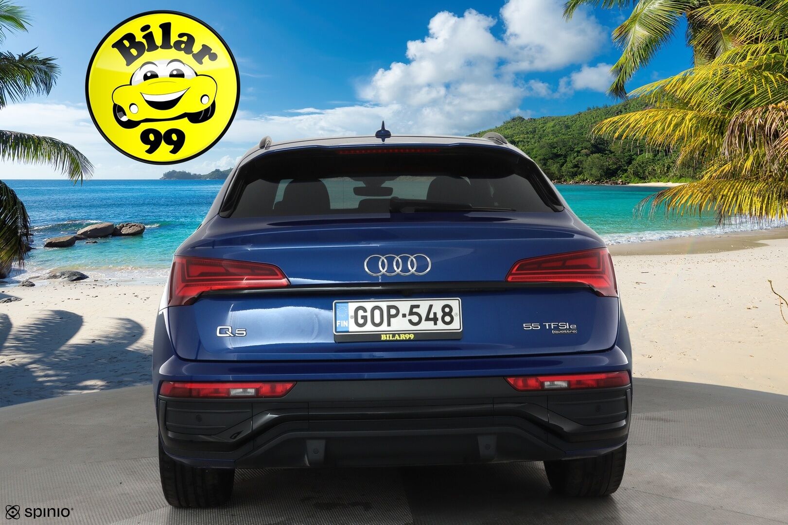 Audi Q5 2021 Sportback S line 55 TFSI e 270 kW quattro S tronic Electrified Edition **Adapt.vakkari / Matrix LED / Ilma-alusta / Koukku / Muistipenkki** - 3,99 % KORKOTARJOUS TÄHÄN AUTOON 31.8. ASTI! - 1.Om Suomi-auto / Merkkihuollettu / Kahdet renkaat aluvanteilla / Puolinahat / Sähköpenkit / Sporttipenkit / Digimittaristo / KeylessGo