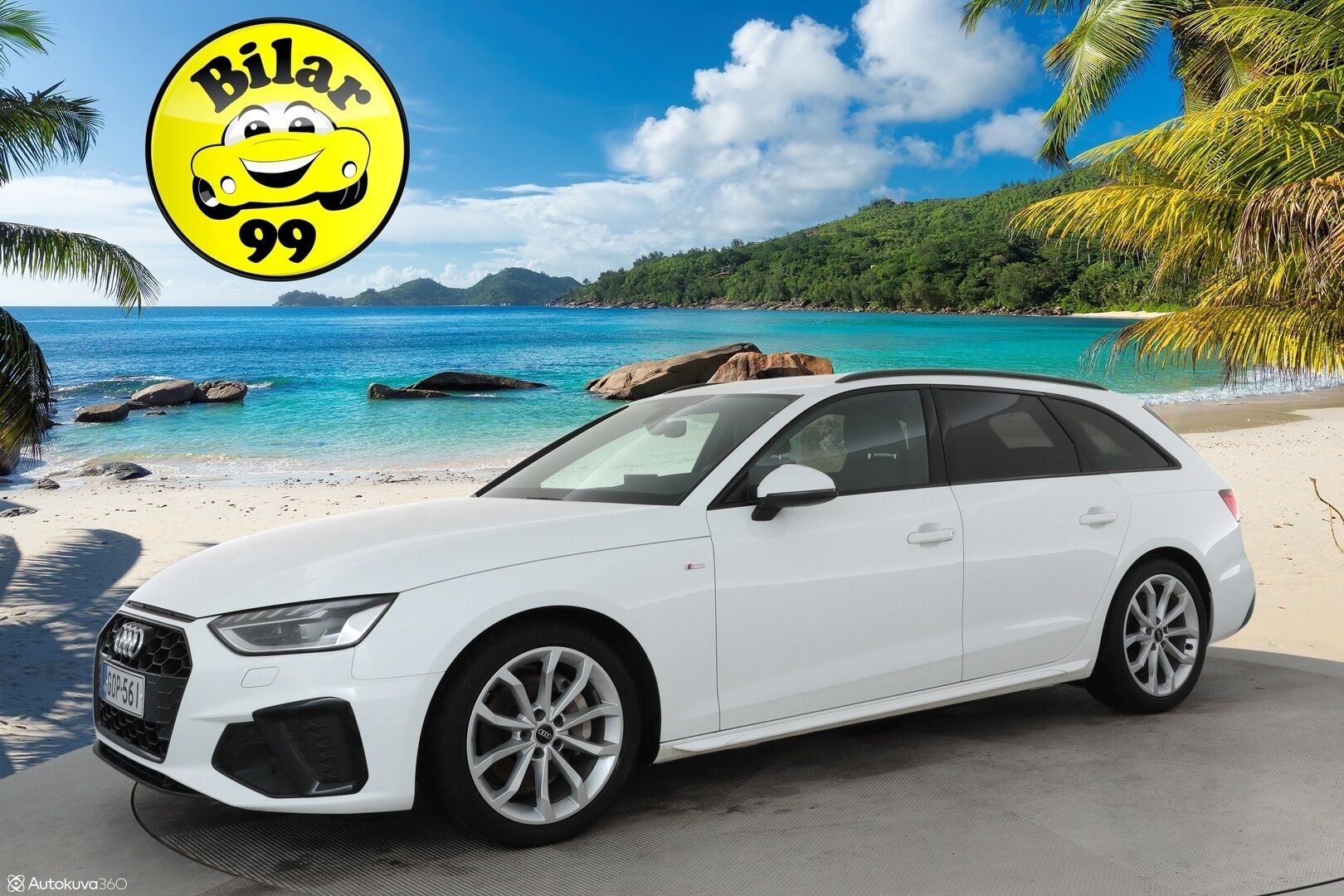 Audi A4 2021 Avant Business S line 40 TFSI MHEV quattro ** Webasto / Bang & Olufsen / Adapt.Vakkari /  P.kamera / Black Optic ** - Talvivarusteet / Suomi-auto / Digimittaristo / Vetokoukku / Matrix Led /