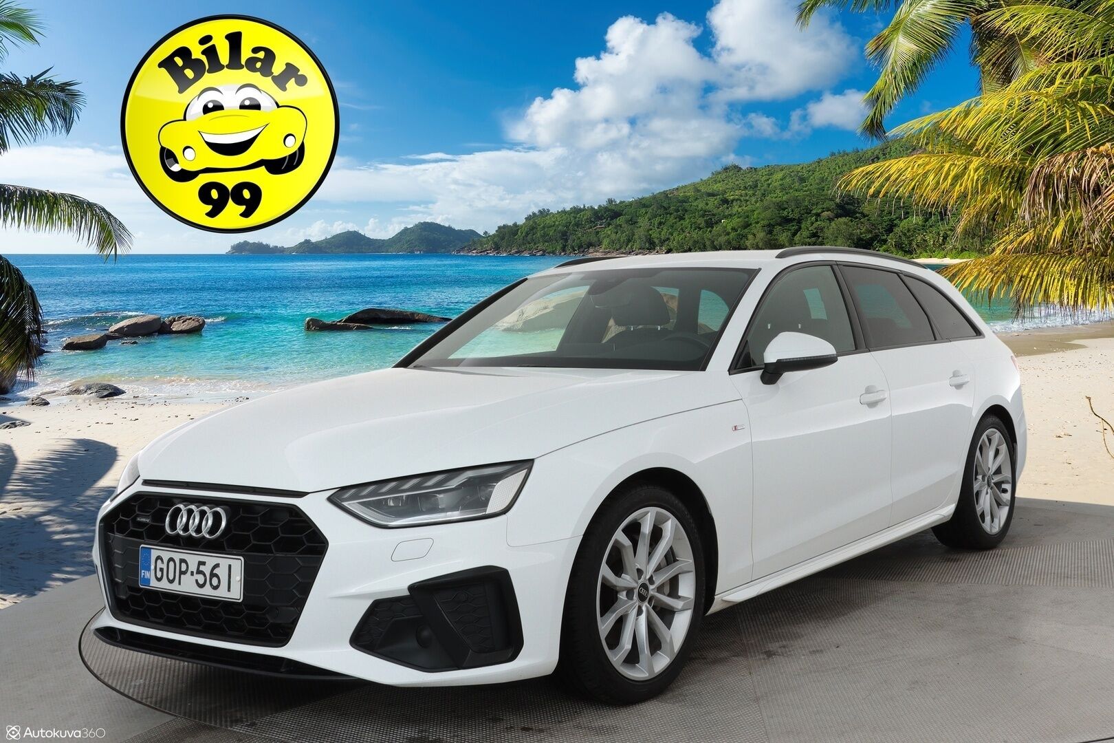 Audi A4 2021 Avant Business S line 40 TFSI MHEV quattro ** Webasto / Bang & Olufsen / Adapt.Vakkari /  P.kamera / Black Optic ** - 3,99 % KORKOTARJOUS TÄHÄN AUTOON - Suomi-auto / Digimittaristo / Vetokoukku / Matrix Led /