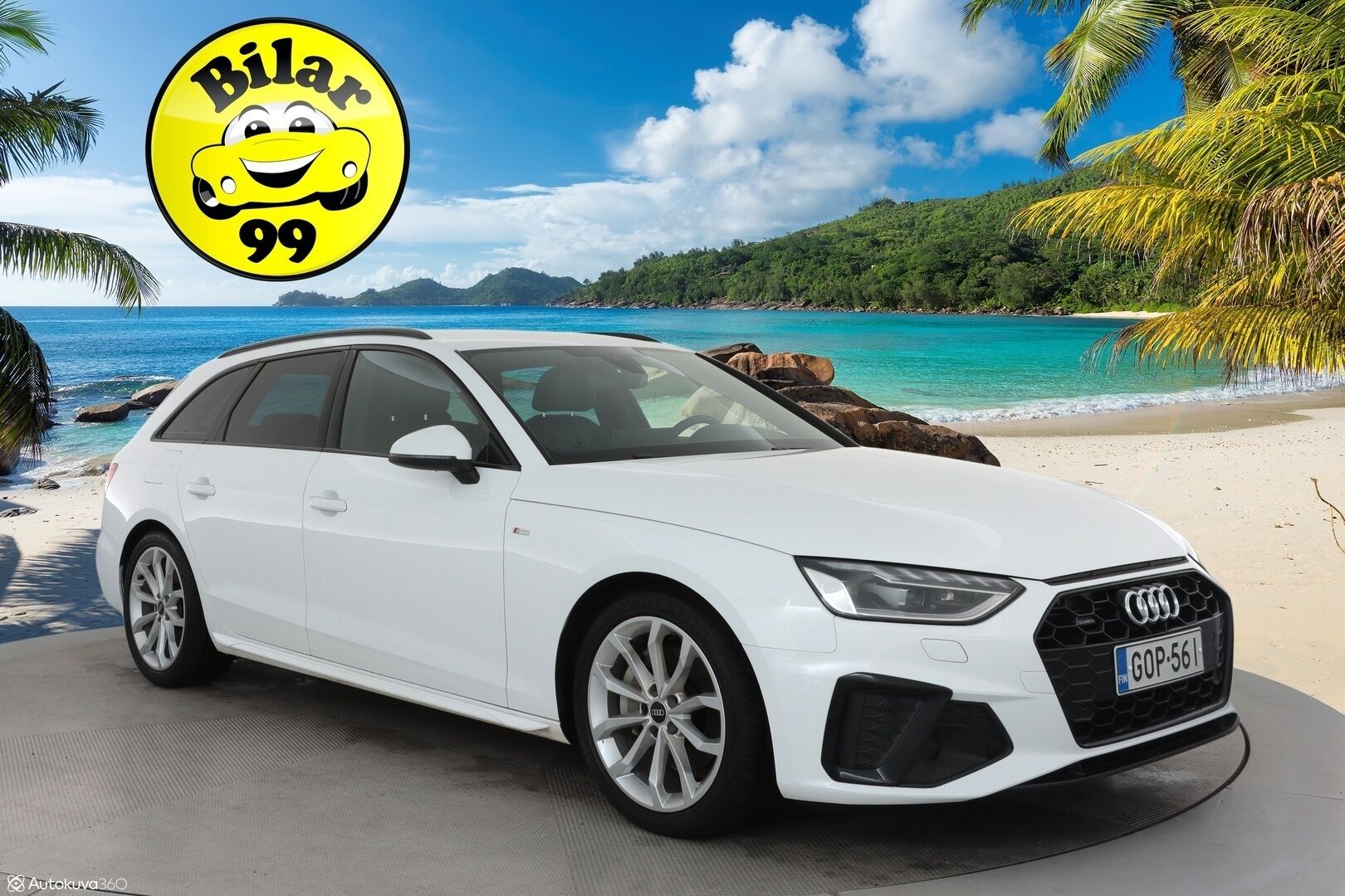 Audi A4 2021 Avant Business S line 40 TFSI MHEV quattro ** Webasto / Bang & Olufsen / Adapt.Vakkari /  P.kamera / Black Optic ** - Talvivarusteet / Suomi-auto / Digimittaristo / Vetokoukku / Matrix Led /