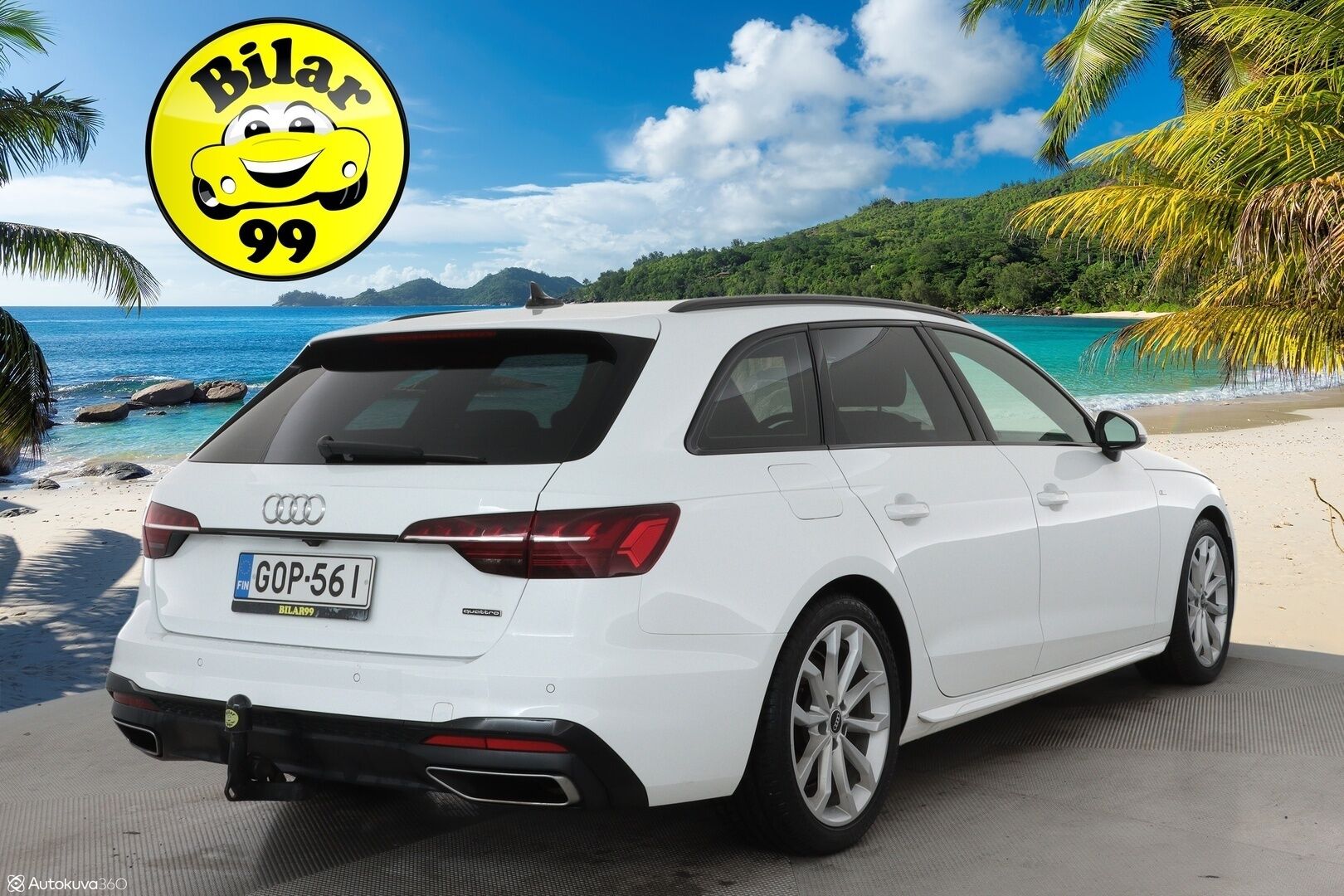 Audi A4 2021 Avant Business S line 40 TFSI MHEV quattro ** Webasto / Bang & Olufsen / Adapt.Vakkari /  P.kamera / Black Optic ** - 3,99 % KORKOTARJOUS TÄHÄN AUTOON - Suomi-auto / Digimittaristo / Vetokoukku / Matrix Led /