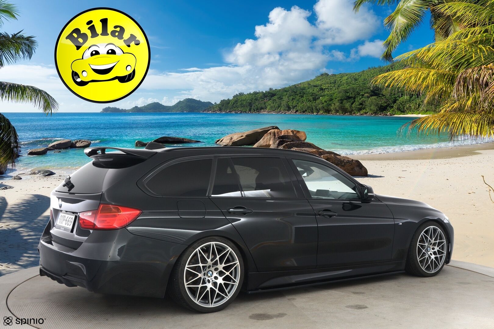 BMW 335 2015 F31 Touring 335d A xDrive Business M Sport - H&K | Webasto | HUD | P-Kamera | Tutkat | Comfort Access | Navi | Punainen nahkasisusta | Vakkari | Koukku 
