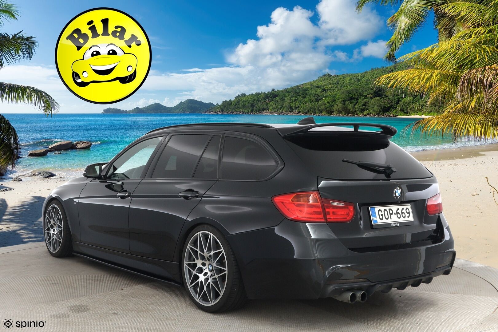 BMW 335 2015 F31 Touring 335d A xDrive Business M Sport - H&K | Webasto | HUD | P-Kamera | Tutkat | Comfort Access | Navi | Punainen nahkasisusta | Vakkari | Koukku 