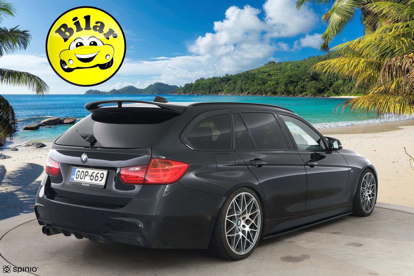 BMW 335 2015 F31 Touring 335d A xDrive Business M Sport - H&K | Webasto | HUD | P-Kamera | Tutkat | Comfort Access | Navi | Punainen nahkasisusta | Vakkari | Koukku 