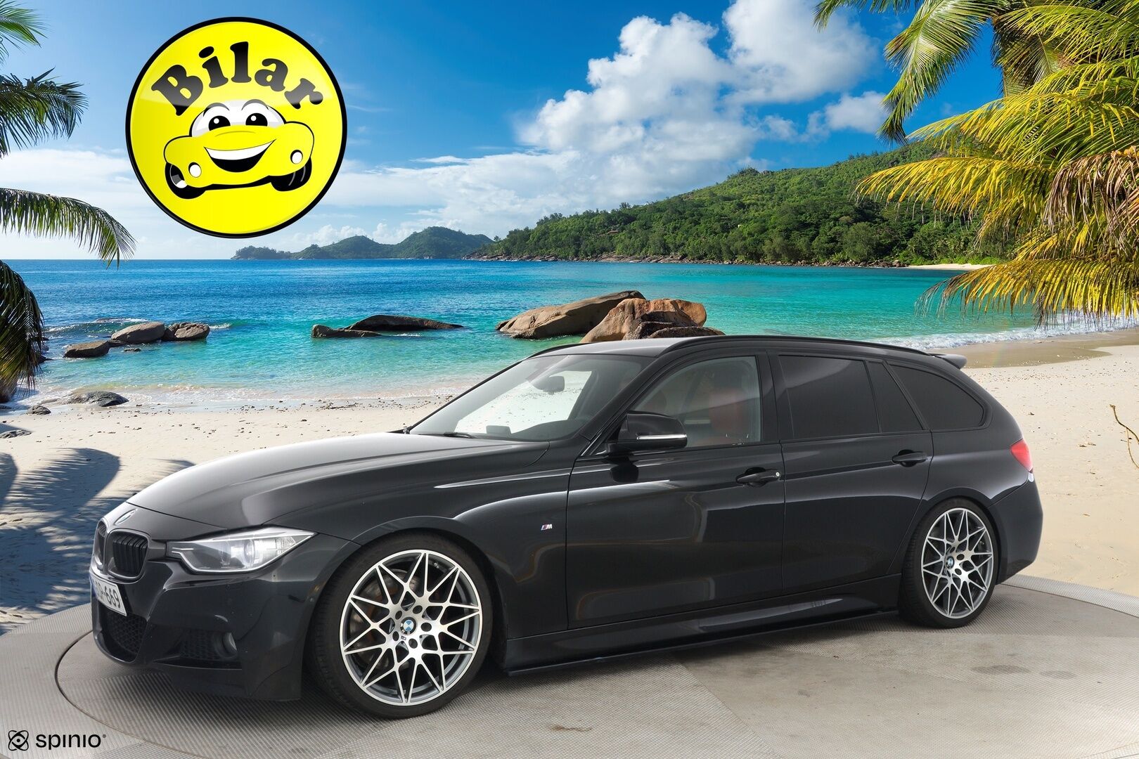 BMW 335 2015 F31 Touring 335d A xDrive Business M Sport - H&K | Webasto | HUD | P-Kamera | Tutkat | Comfort Access | Navi | Punainen nahkasisusta | Vakkari | Koukku 