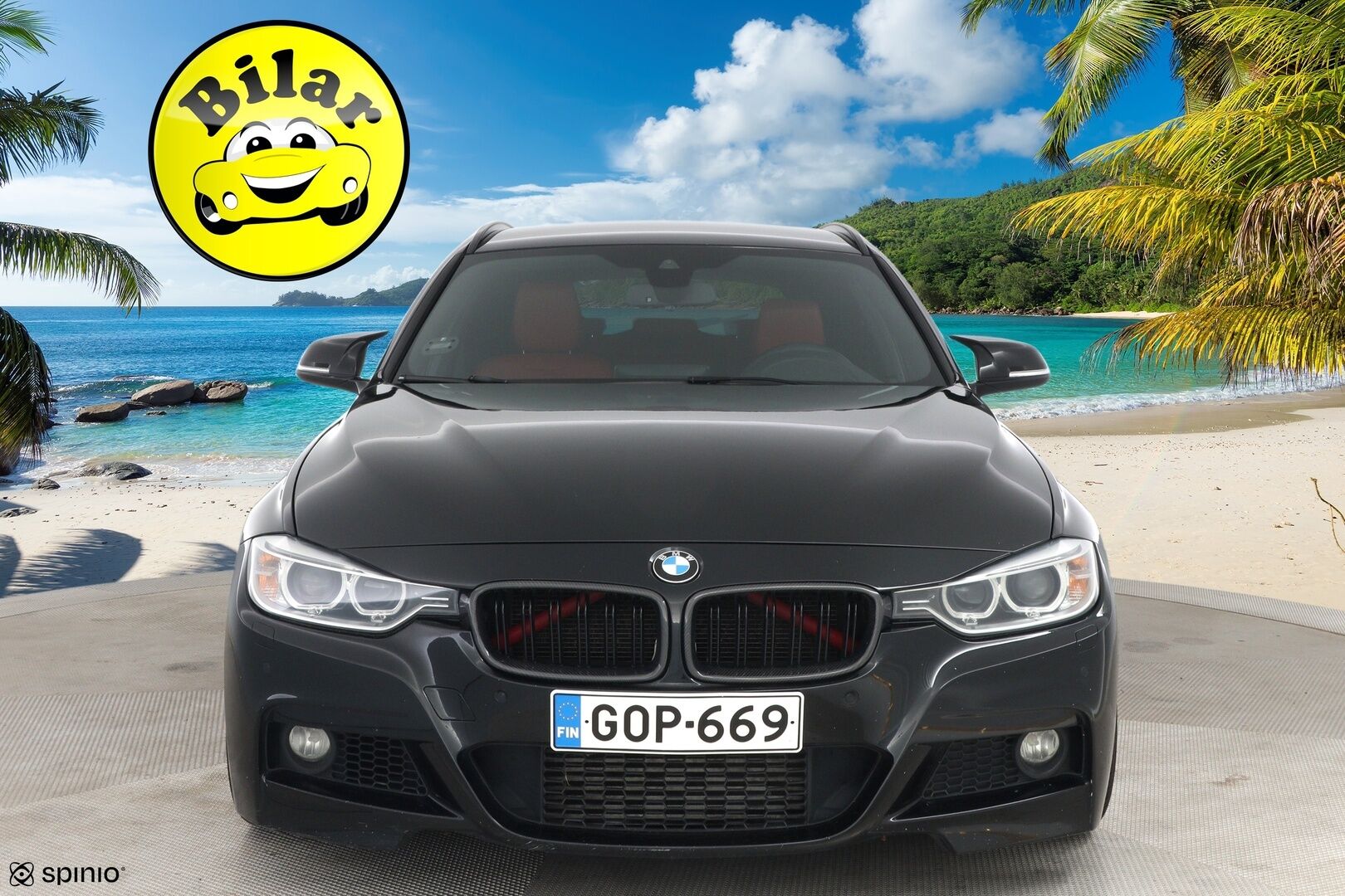 BMW 335 2015 F31 Touring 335d A xDrive Business M Sport - H&K | Webasto | HUD | P-Kamera | Tutkat | Comfort Access | Navi | Punainen nahkasisusta | Vakkari | Koukku 