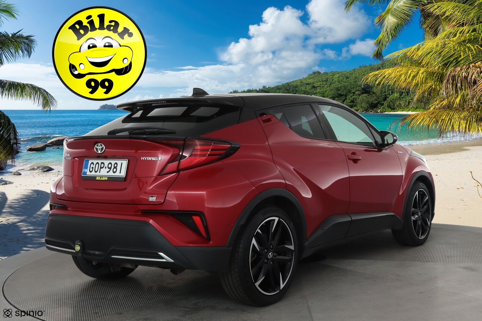 Toyota C-HR 2021 2,0 Hybrid GR Sport - 1Om Suomiauto / JBL / Adapt.Vakkari / Vetokoukku / Peruutuskamera / Adapt.LED / Nahka-Alcantara / Ratinlämmitys / Supervarusteet!