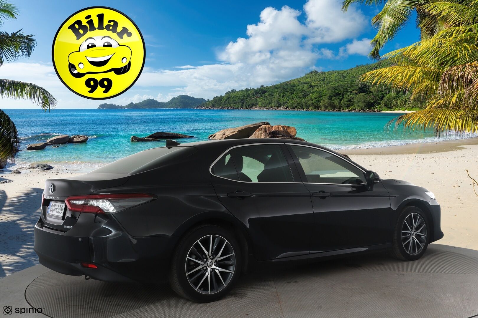 Toyota Camry 2021 2,5 Hybrid Style *ACC / P.kamera / Bi-LED / Lohkolämmitin / Sähköpenkit / Navi / Apple&Android* - Suomi-auto / Kahdet renkaat aluvanteilla / Merkkihuollettu