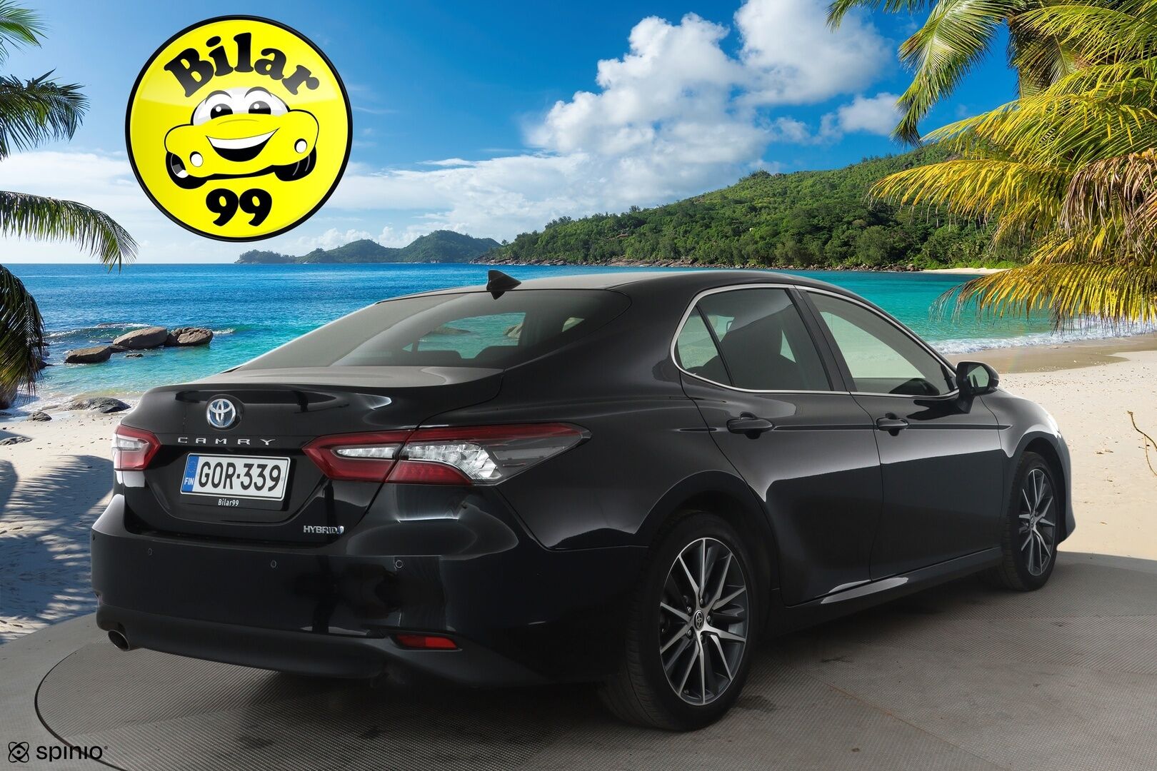 Toyota Camry 2021 2,5 Hybrid Style *ACC / P.kamera / Bi-LED / Lohkolämmitin / Sähköpenkit / Navi / Apple&Android* - Suomi-auto / Kahdet renkaat aluvanteilla / Merkkihuollettu