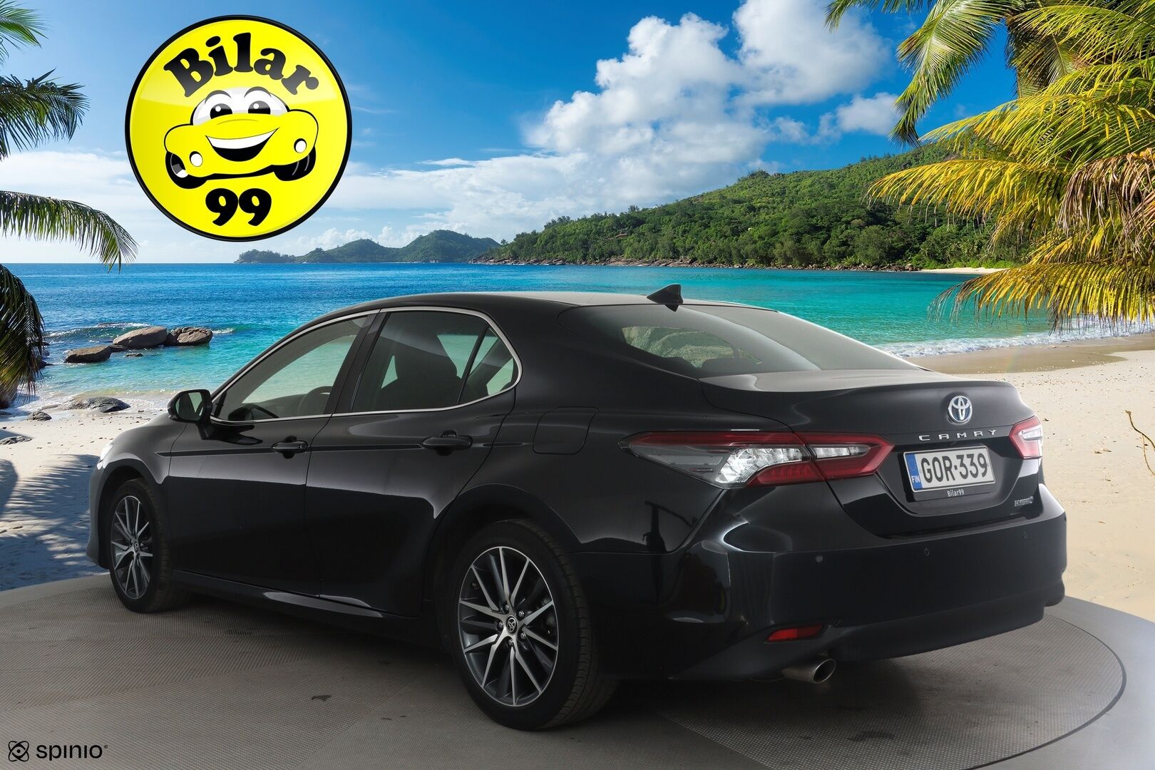 Toyota Camry 2021 2,5 Hybrid Style *ACC / P.kamera / Bi-LED / Lohkolämmitin / Sähköpenkit / Navi / Apple&Android* - Suomi-auto / Kahdet renkaat aluvanteilla / Merkkihuollettu