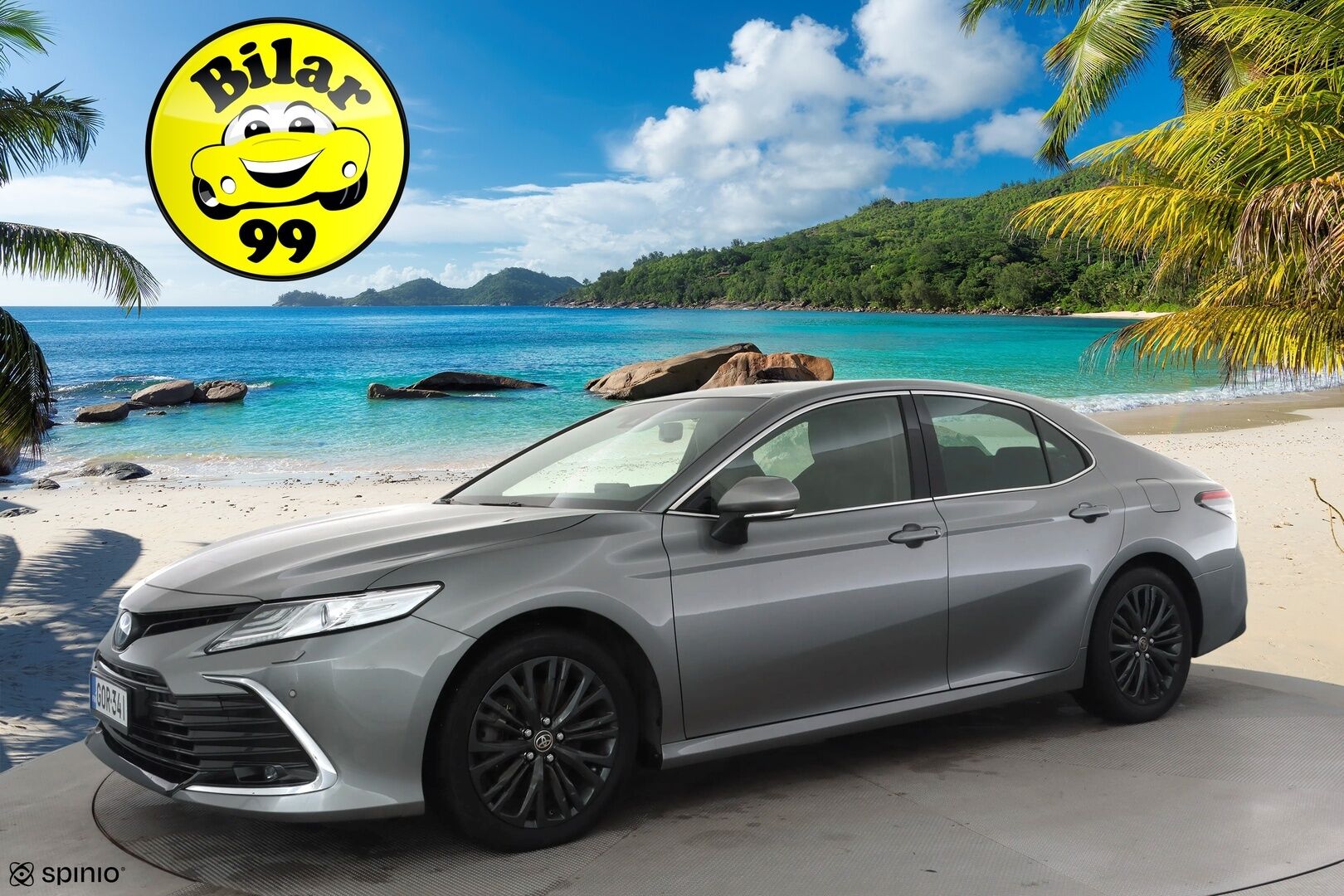 Toyota Camry 2022 2,5 Hybrid Style * ACC / P.kamera / Lohko / Navi / LED / Keyless / Sähköpenkit / Ratinlämmitin / Nahat * - Suomi-auto / Kahdet renkaat aluvanteilla / Juuri katsastettu