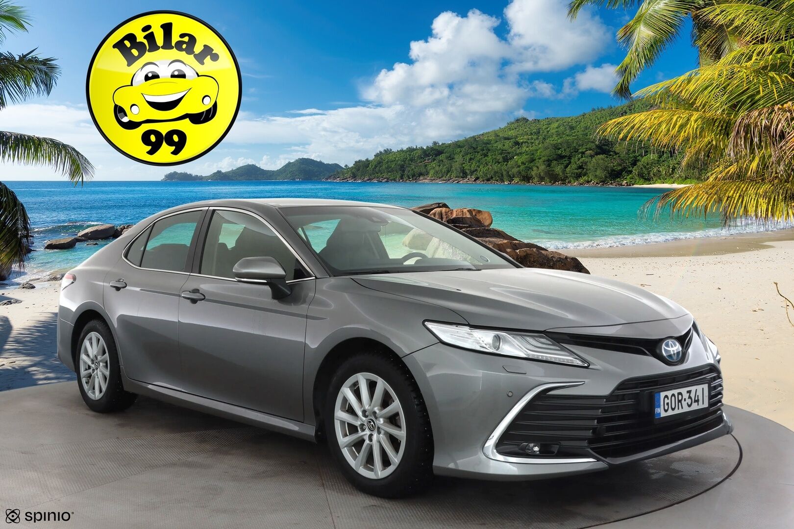 Toyota Camry 2022 2,5 Hybrid Style * ACC / P.kamera / Lohko / Navi / LED / Keyless / Sähköpenkit / Ratinlämmitin / Nahat * - Suomi-auto / Kahdet renkaat aluvanteilla / Juuri katsastettu