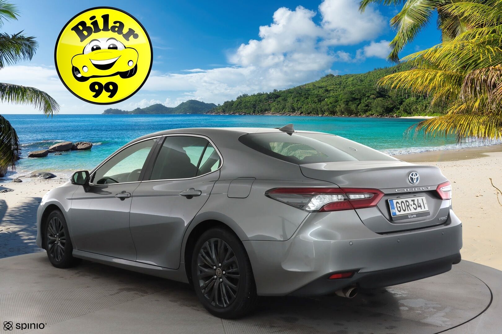 Toyota Camry 2022 2,5 Hybrid Style * ACC / P.kamera / Lohko / Navi / LED / Keyless / Sähköpenkit / Ratinlämmitin / Nahat * - Suomi-auto / Kahdet renkaat aluvanteilla / Juuri katsastettu