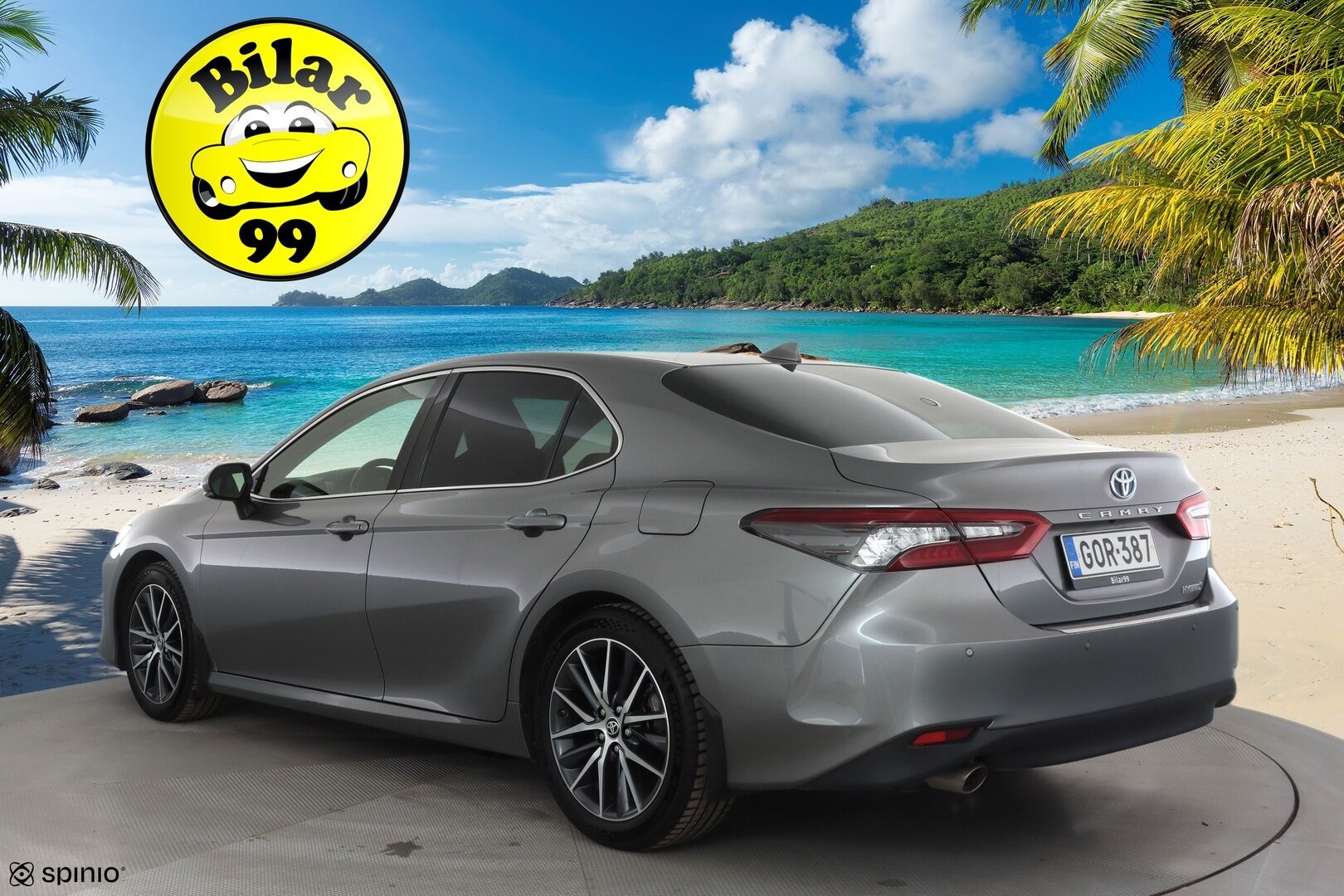 Toyota Camry 2021 2,5 Hybrid Style * ACC / Lohko+SIsä / Sähköpenkit / LED / Navi / P.kamera / Nahat / Keyless / Facelift / Ratinlämmitin * - Suomi-auto / Kahdet renkaat aluvanteilla / Merkkihuollettu - HULLUT AVAJAISHULINAT KORKOTARJOUS 3,29 %