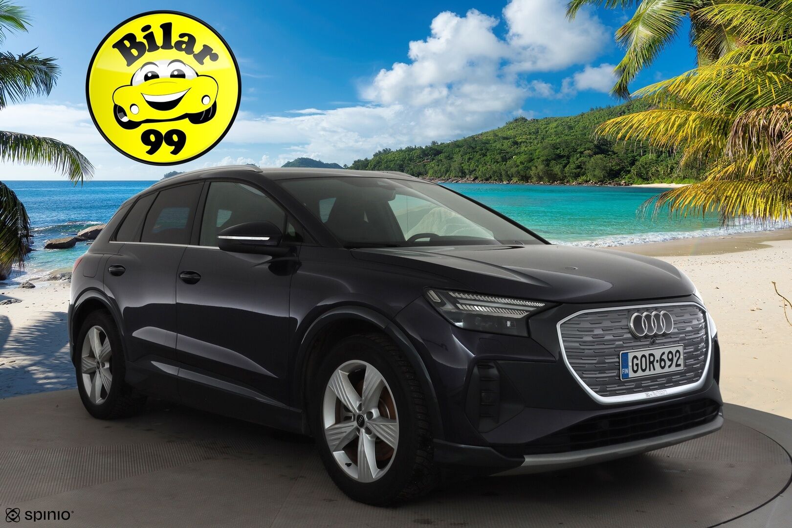 Audi Q4 e-tron 2021 40 e-tron * ACC / HUD / ILP / P.kamera / Matrix LED / Koukku / Sporttipenkit / Navi / Digimittaristo / Sähköluukku * - 1.Om Suomi-auto / Kahdet renkaat aluvanteilla / Merkkihuollettu