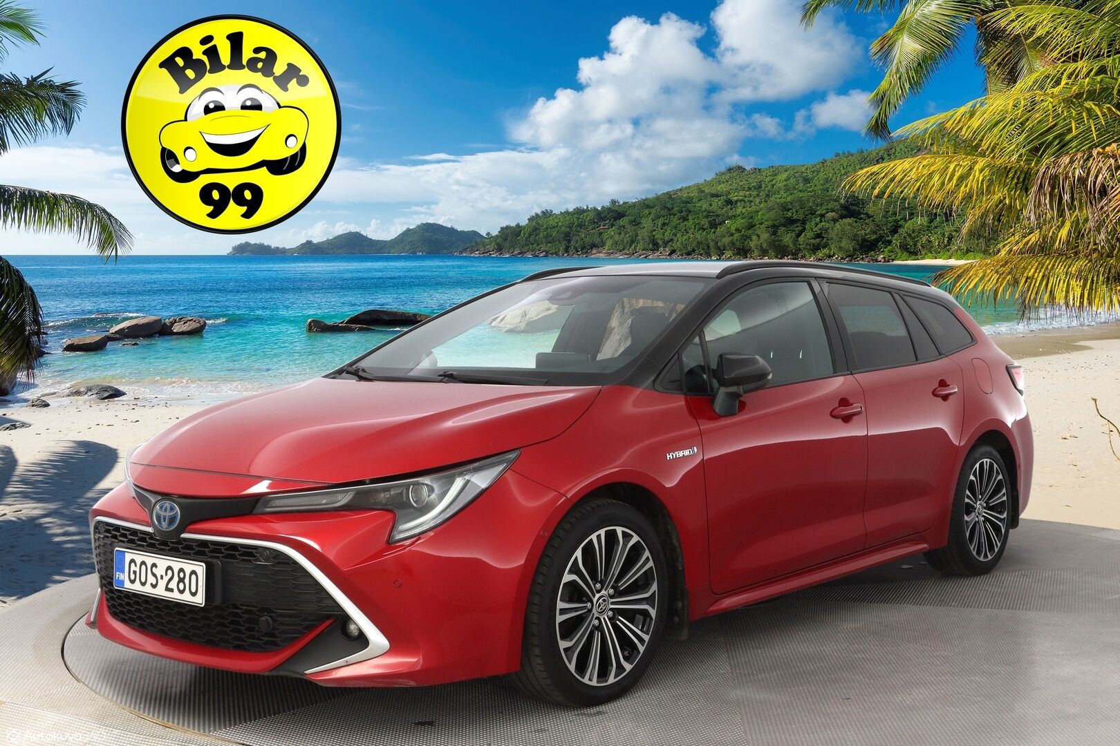 Toyota Corolla 2021 1.8 Touring Sports Hybrid Style *ACC / Kamera / Blackpack / Ratinlämmitin / Keyless / Sähköluukku* - Suomi-Auto / Erikoisväri! / Huippuvarusteet / Merkkihuollettu/ 2X Vanteet / Viimeisin huolto 121tkm!