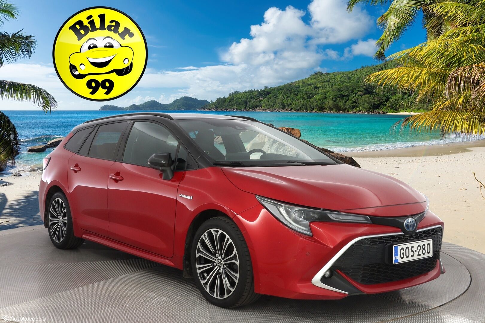 Toyota Corolla 2021 1.8 Touring Sports Hybrid Style *ACC / Kamera / Blackpack / Ratinlämmitin / Keyless / Sähköluukku* - Suomi-Auto / Erikoisväri! / Huippuvarusteet / Merkkihuollettu/ 2X Vanteet / Viimeisin huolto 121tkm!