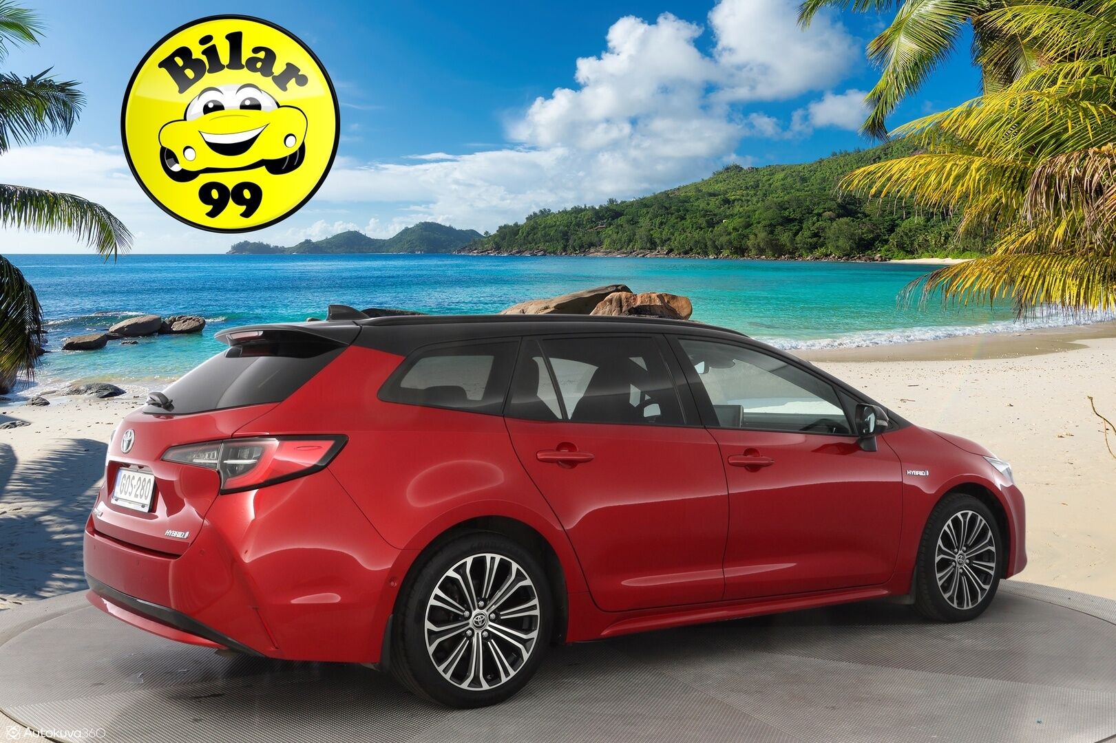 Toyota Corolla 2021 1.8 Touring Sports Hybrid Style *ACC / Kamera / Blackpack / Ratinlämmitin / Keyless / Sähköluukku* - Suomi-Auto / Erikoisväri! / Huippuvarusteet / Merkkihuollettu/ 2X Vanteet / Viimeisin huolto 121tkm!