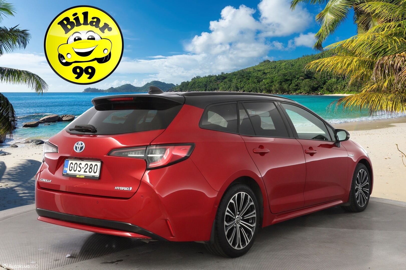 Toyota Corolla 2021 1.8 Touring Sports Hybrid Style *ACC / Kamera / Blackpack / Ratinlämmitin / Keyless / Sähköluukku* - Suomi-Auto / Erikoisväri! / Huippuvarusteet / Merkkihuollettu/ 2X Vanteet / Viimeisin huolto 121tkm!