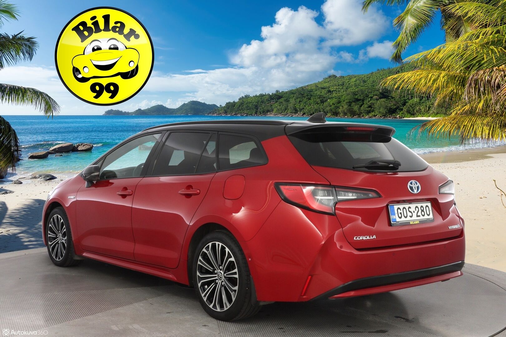 Toyota Corolla 2021 1.8 Touring Sports Hybrid Style *ACC / Kamera / Blackpack / Ratinlämmitin / Keyless / Sähköluukku* - Suomi-Auto / Erikoisväri! / Huippuvarusteet / Merkkihuollettu/ 2X Vanteet / Viimeisin huolto 121tkm!