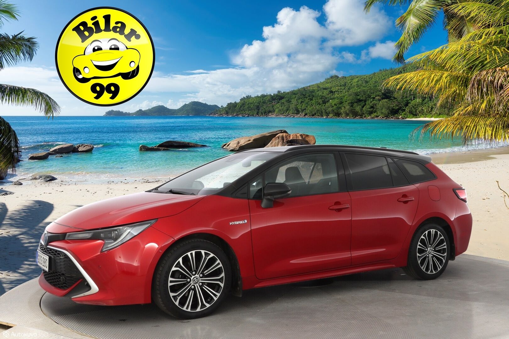 Toyota Corolla 2021 1.8 Touring Sports Hybrid Style *ACC / Kamera / Blackpack / Ratinlämmitin / Keyless / Sähköluukku* - Suomi-Auto / Erikoisväri! / Huippuvarusteet / Merkkihuollettu/ 2X Vanteet / Viimeisin huolto 121tkm!