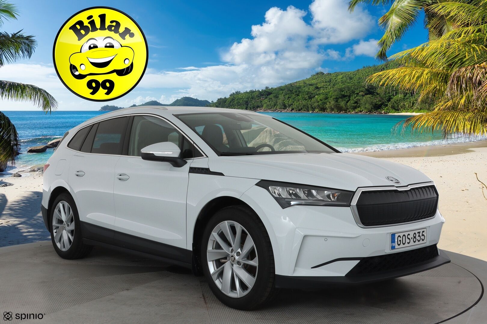 Skoda Enyaq 2021 60 Launch Edition iV **ACC / ILP / P.kamera / Navi / LED / KeylessGo / Digimittaristo** - 1.Om Suomi-auto / Kahdet renkaat aluvanteilla 