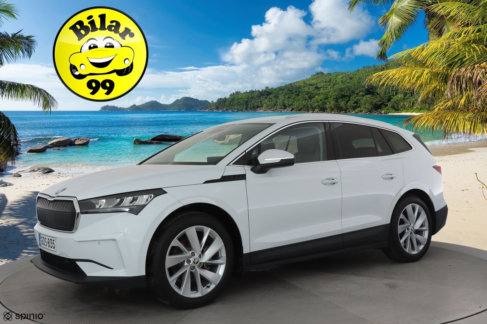 Skoda Enyaq 2021 60 Launch Edition iV **ACC / ILP / P.kamera / Navi / LED / KeylessGo / Digimittaristo** - 1.Om Suomi-auto / Kahdet renkaat aluvanteilla 