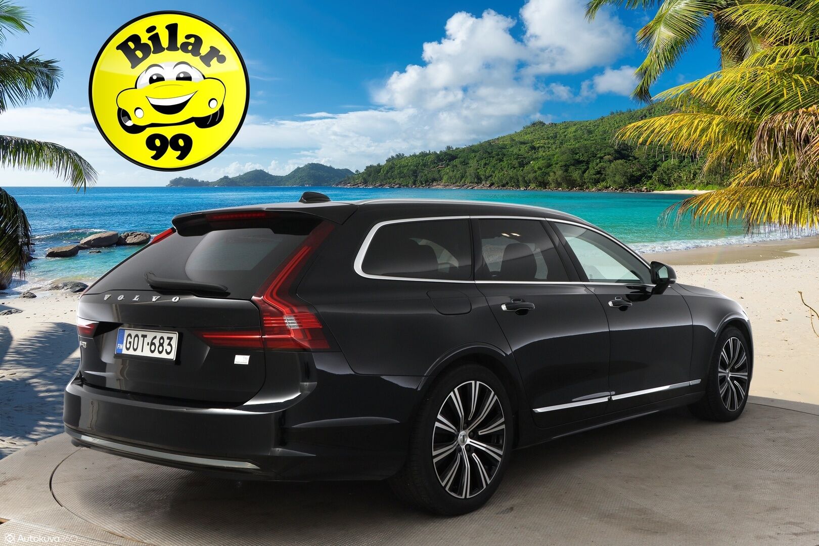 Volvo V90 2022 T6 TwE AWD Business Inscription aut - 3,99 % KORKOTARJOUS TÄHÄN AUTOON - Suomiauto / Webasto / Adapt.Vakkari / Nahkasisusta / Vetokoukku / Peruutuskamera / Merkkihuollot / Apple&Android / Huippuvarusteet!