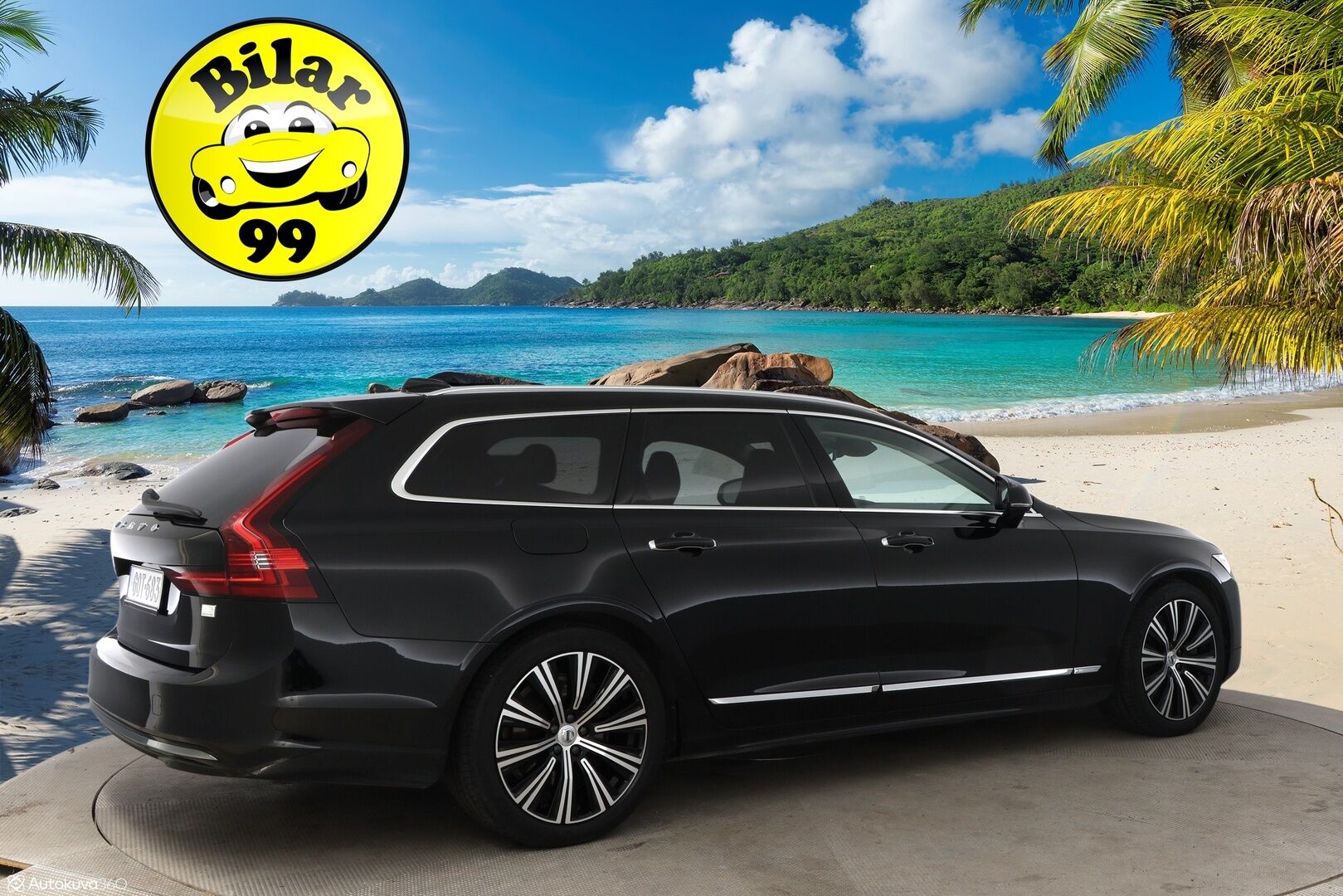 Volvo V90 2022 T6 TwE AWD Business Inscription aut - 3,99 % KORKOTARJOUS TÄHÄN AUTOON - Suomiauto / Webasto / Adapt.Vakkari / Nahkasisusta / Vetokoukku / Peruutuskamera / Merkkihuollot / Apple&Android / Huippuvarusteet!