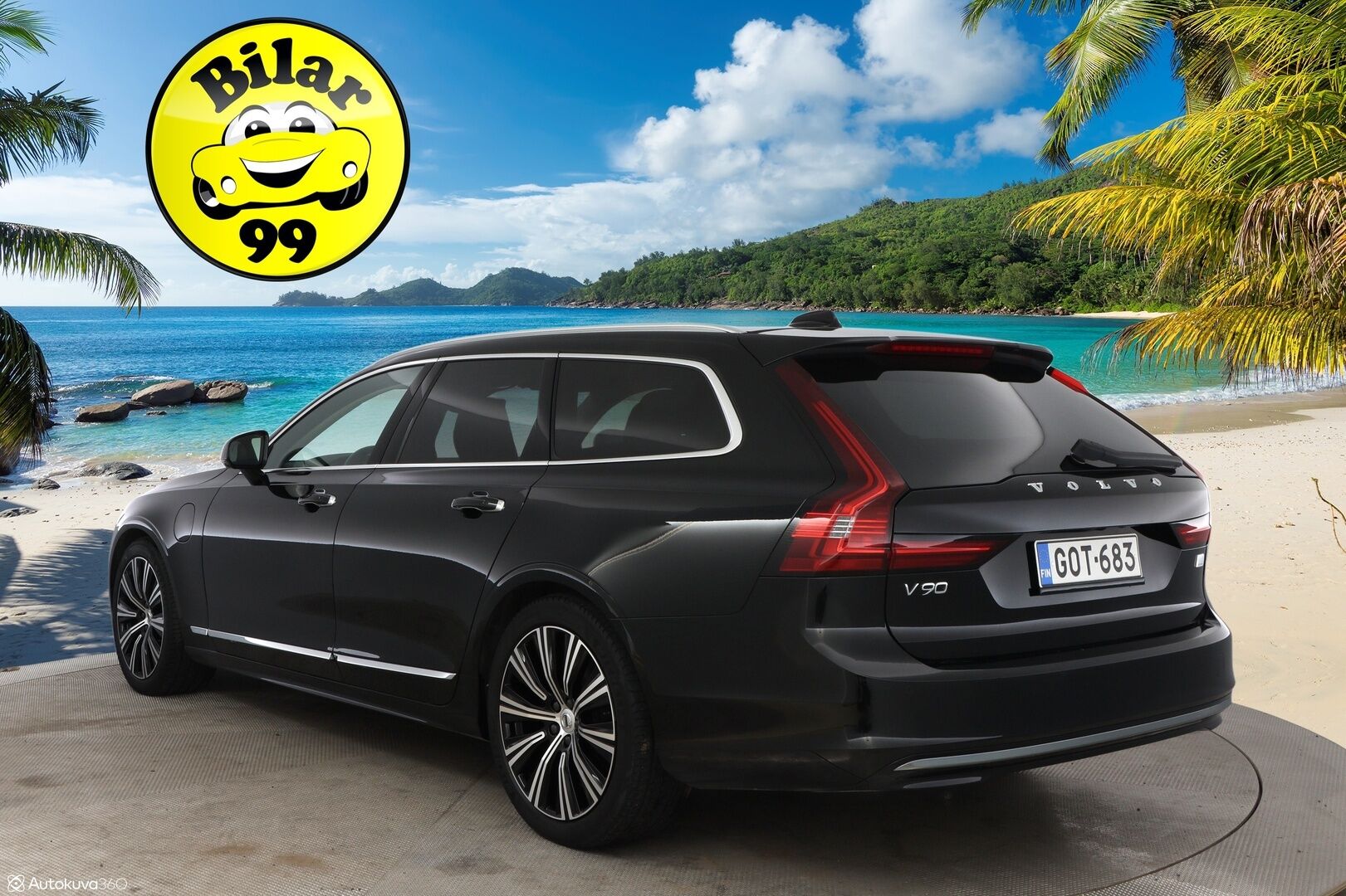 Volvo V90 2022 T6 TwE AWD Business Inscription aut - 3,99 % KORKOTARJOUS TÄHÄN AUTOON - Suomiauto / Webasto / Adapt.Vakkari / Nahkasisusta / Vetokoukku / Peruutuskamera / Merkkihuollot / Apple&Android / Huippuvarusteet!
