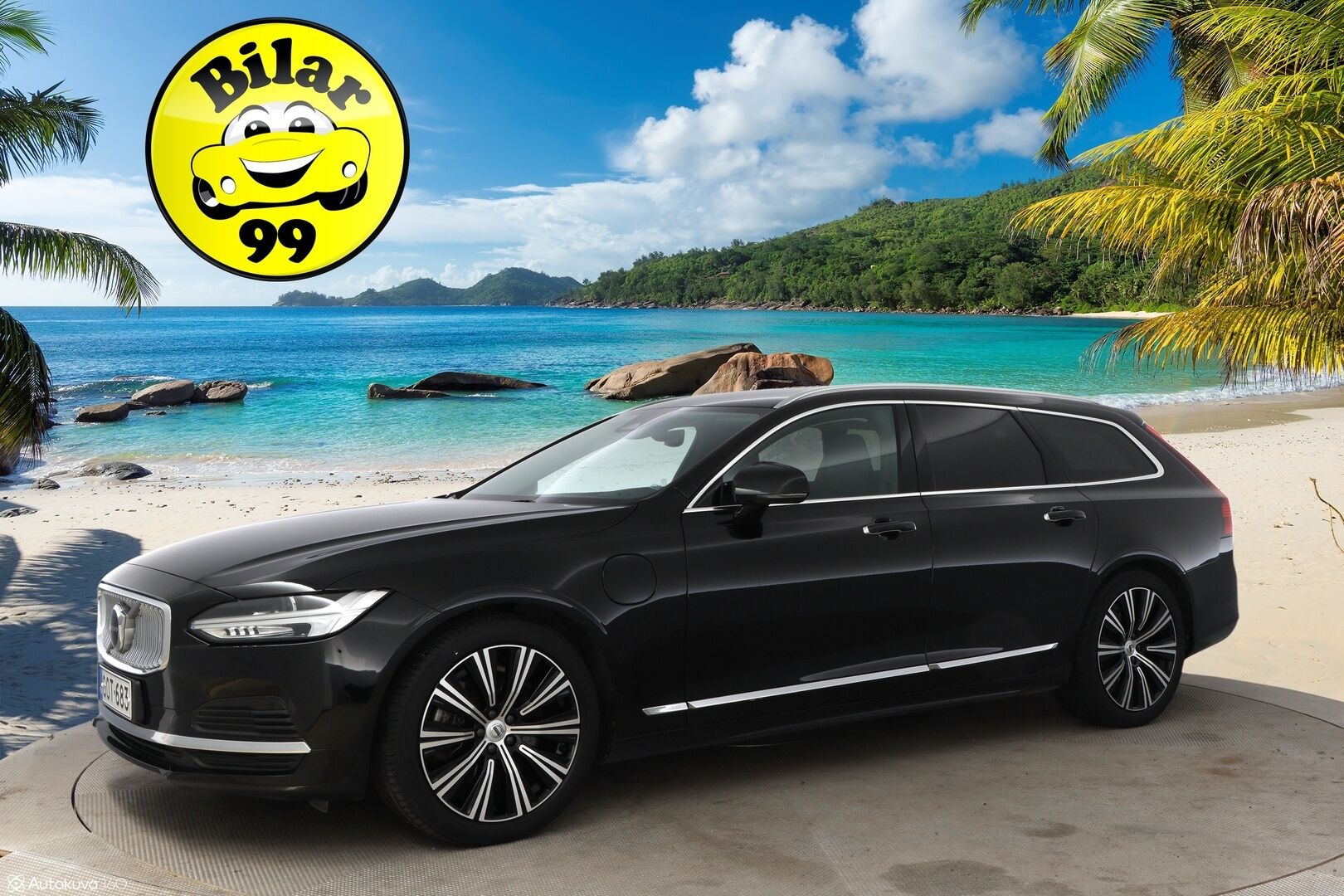 Volvo V90 2022 T6 TwE AWD Business Inscription aut - 3,99 % KORKOTARJOUS TÄHÄN AUTOON - Suomiauto / Webasto / Adapt.Vakkari / Nahkasisusta / Vetokoukku / Peruutuskamera / Merkkihuollot / Apple&Android / Huippuvarusteet!