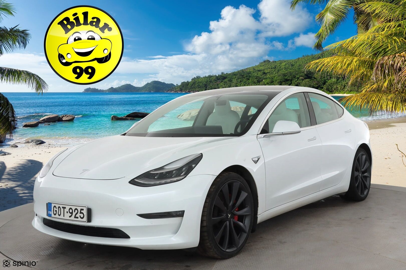 Tesla Model 3 2020 Performance AWD * EAP / Lasikatto / LED / ACC / P.kamera / Muistipenkki / Premium Audio * - Akku kuntotarkastettu / 2x Latauskaapelit