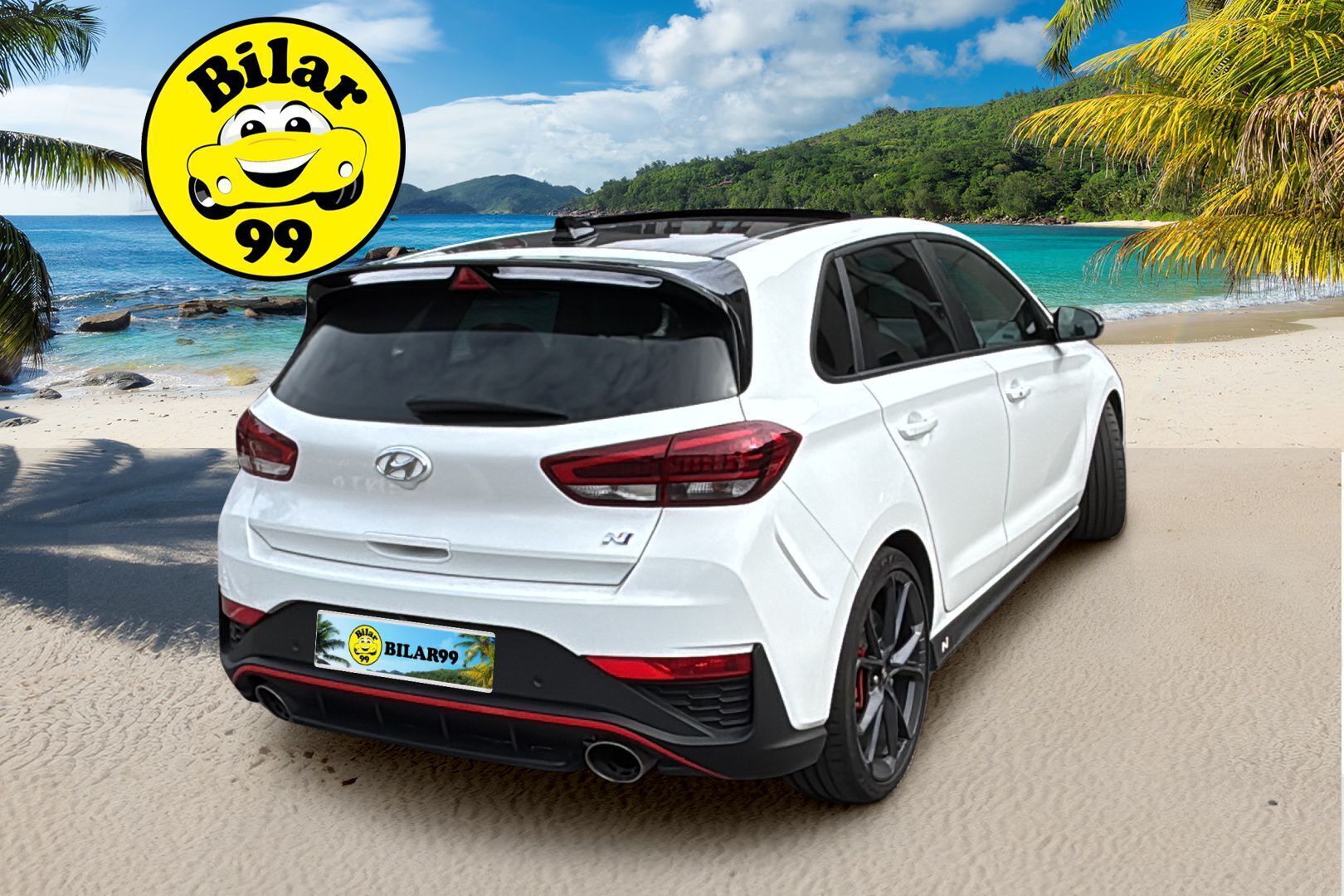 Hyundai i30 N 2021 Hatchback 2.0 T-GDI 8DCT 280 hv MY21 - Performance Pack | Merkkihuollettu | Suomi-auto | Kuljettajanistuin muistilla | Nahka&Alcantara | Vakkari | Panorama | Lohko+Sisähaara | P. Kamera