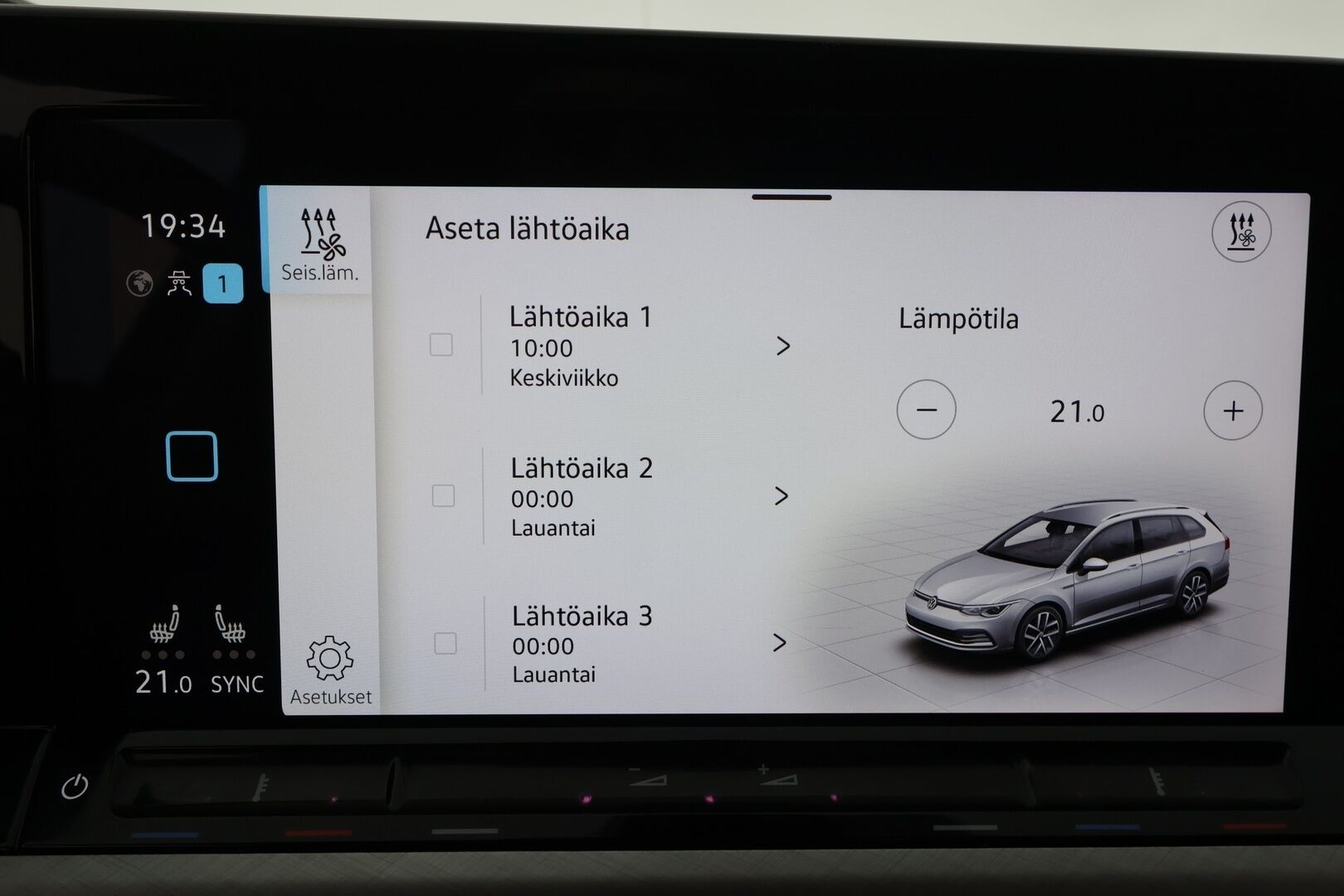 Volkswagen Golf 2021 Variant 1.0 TSi 81 kW * Webasto / ACC / Matrix-LED / P.Tutkat / Kaistavahti / Digimittaristo * - Merkkihuollot / Kahdet renkaat aluvanteilla / 1-om Suomi-auto