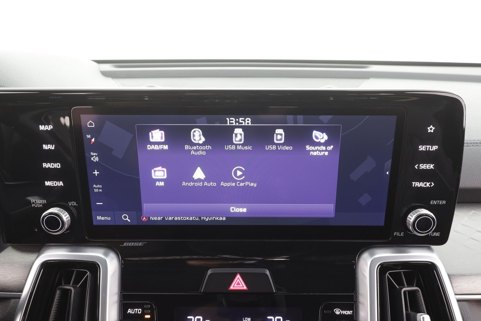 Kia Sorento 2021 1,6 T-GDI Plug-in Hybrid AWD Business Luxury AT 5P - | ACC | HUD | Bose | Ilmastoidut nahat | LED | Navi | Muistipenkki | 360° | Ratinlämmitin | Keyless | Sähköluukku | Apple&Android | Kahdet renkaat aluvanteilla | Merkkihuollettu | 