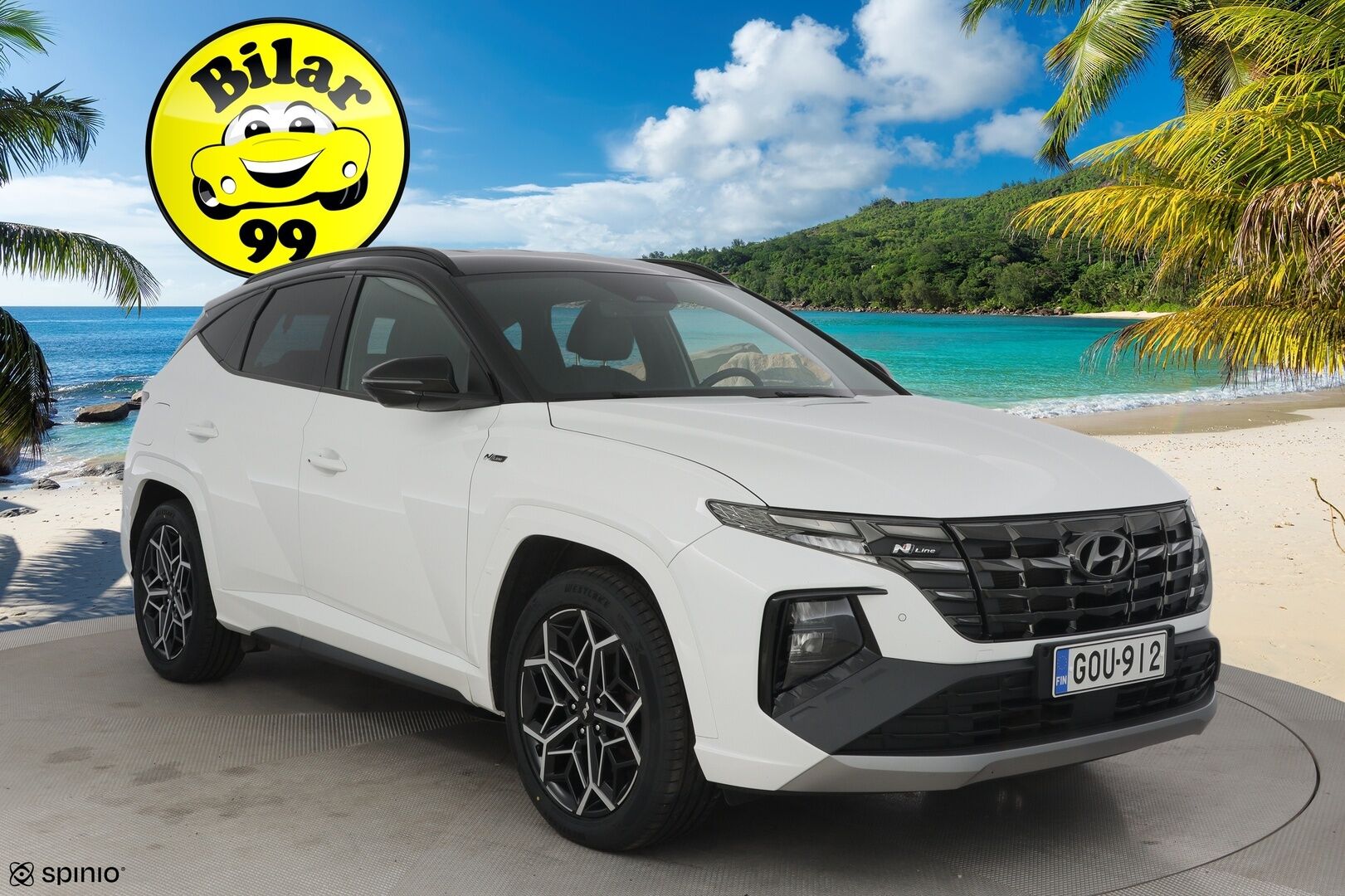 Hyundai Tucson 2022 1,6 T-GDI N-Line 265 hv Plug in 4WD * LED / ACC / KRELL / Kaista / BLIS / Sähkökontti / Avaimeton kulku * - Uudet kesärenkaat / 1-om Suomi-auto / Merkkikirja *