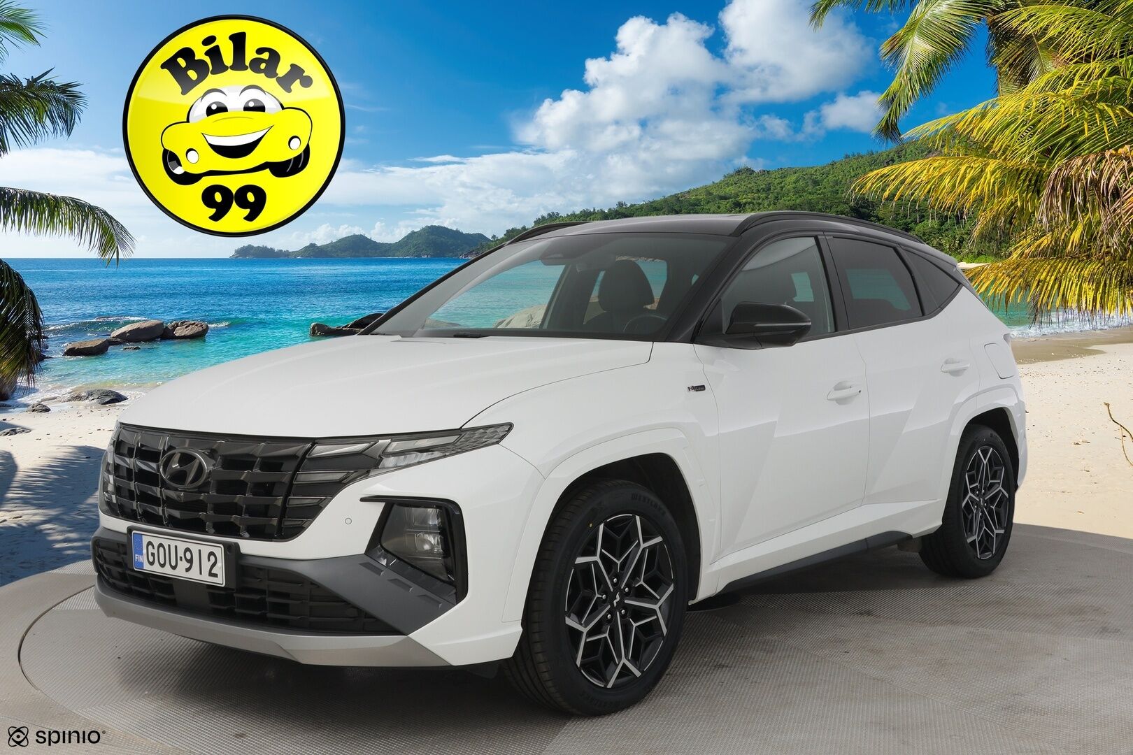 Hyundai Tucson 2021 1,6 T-GDI N-Line 265 hv Plug in 4WD * LED / ACC / KRELL / Kaista / BLIS / Sähkökontti / Avaimeton kulku * - Uudet kesärenkaat / 1-om Suomi-auto / Merkkikirja *