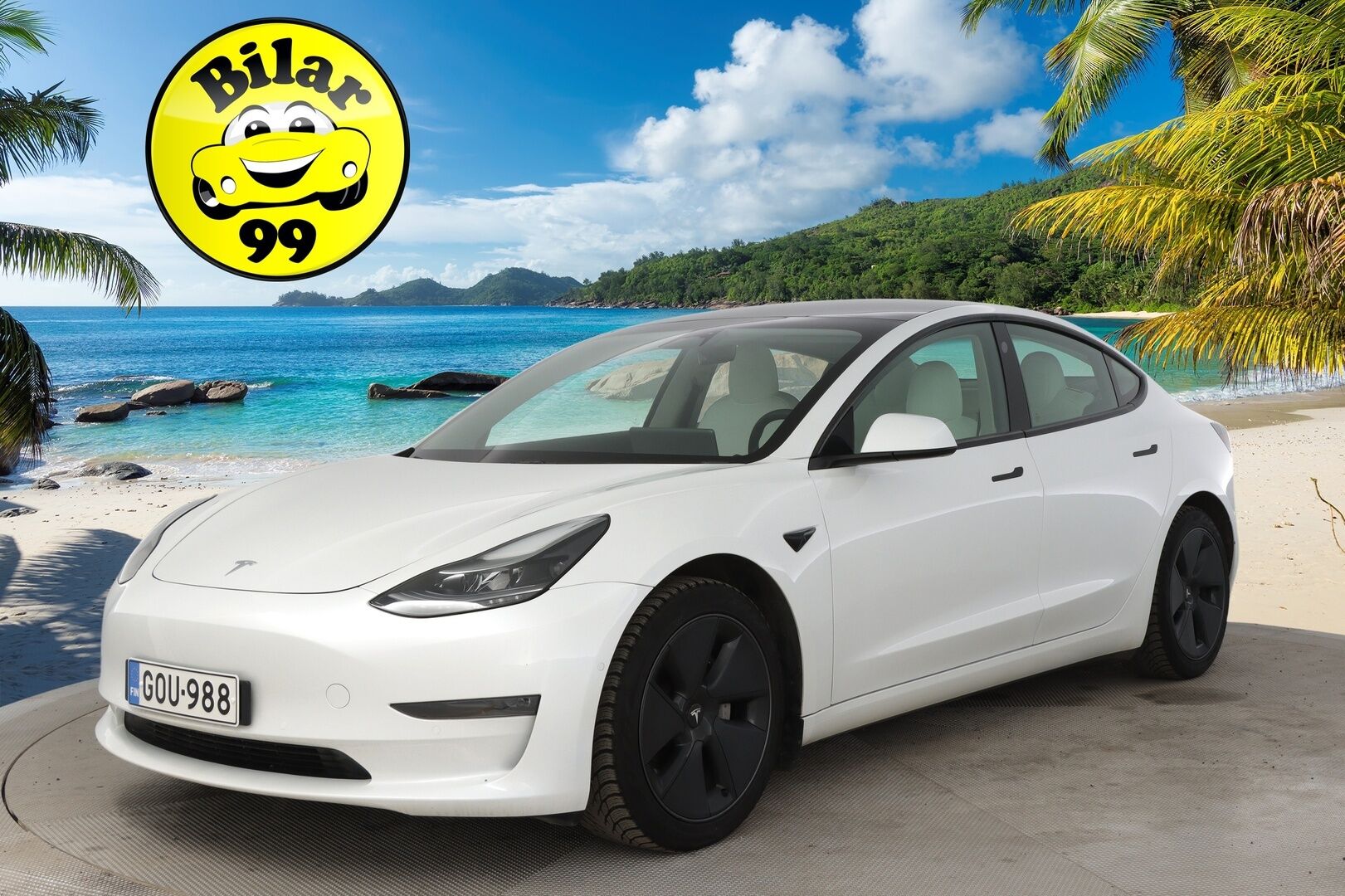 Tesla Model 3 2021 Long Range Dual Motor Awd *Premium audio/  Autopilotti/  2x renkaat + Vanteet/  1.Om/  Winter Package* - 3,99 % KORKOTARJOUS TÄHÄN AUTOON - *Ilmainen kotiintoimitus!* - 