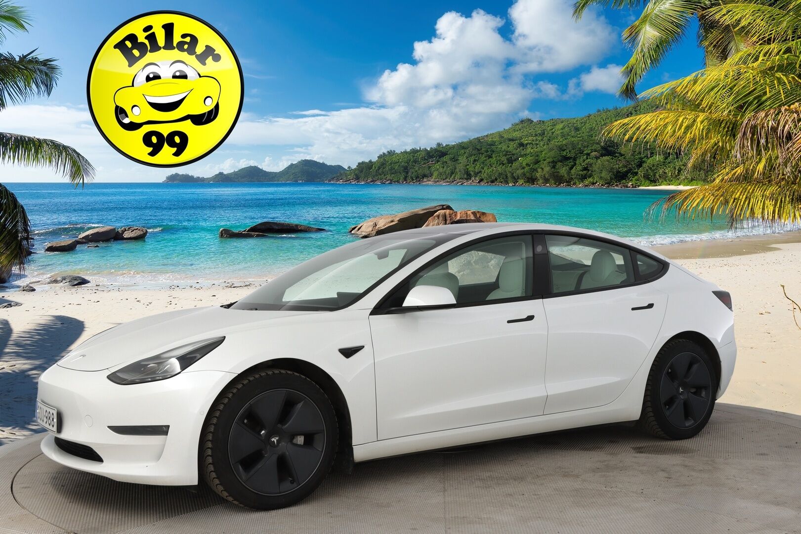 Tesla Model 3 2021 Long Range Dual Motor Awd *Premium audio/  Autopilotti/  2x renkaat + Vanteet/  1.Om/  Winter Package* - 3,99 % KORKOTARJOUS TÄHÄN AUTOON - *Ilmainen kotiintoimitus!* - 