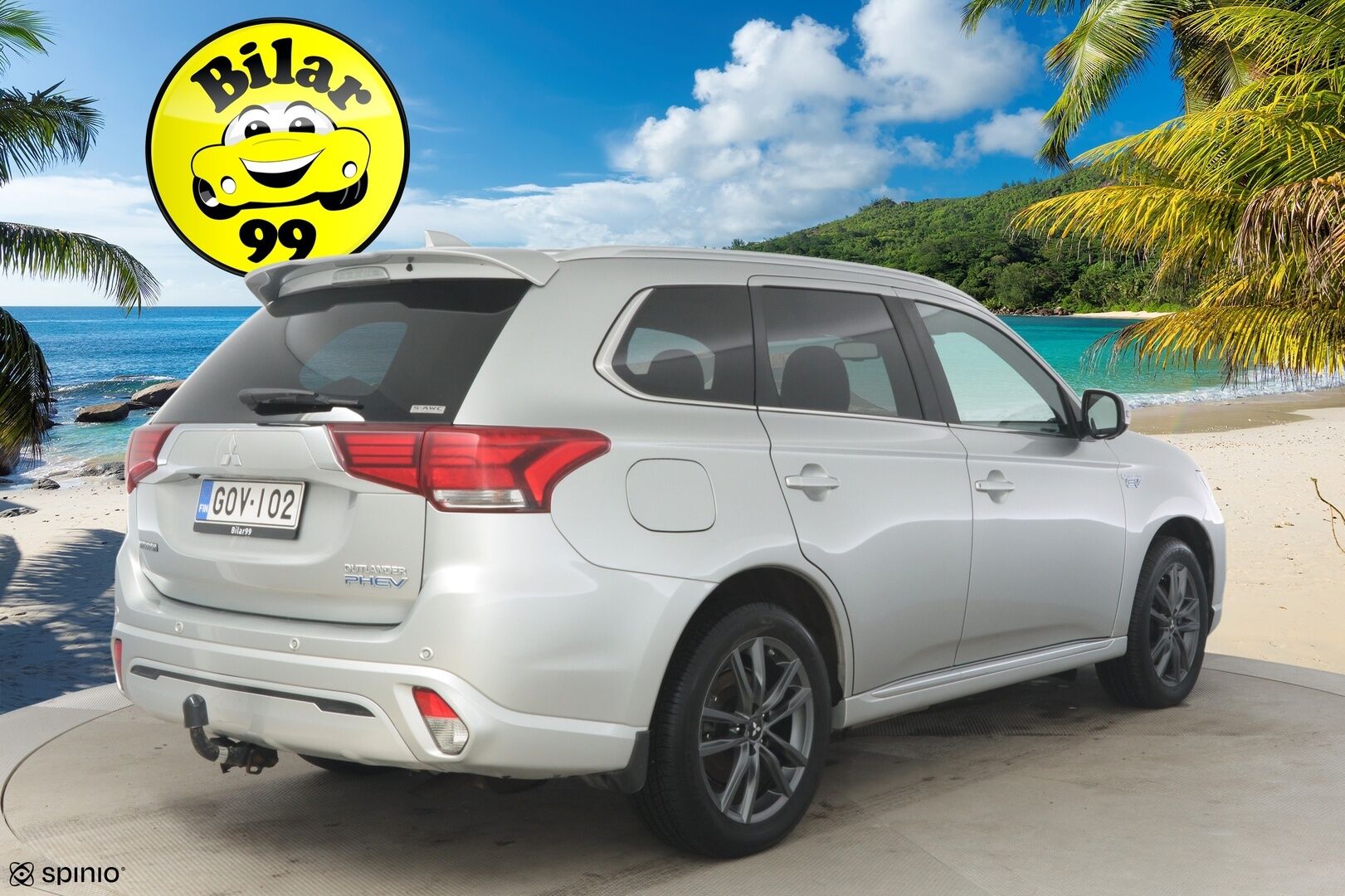 Mitsubishi Outlander PHEV 2019 Instyle Business 4WD 5P * ACC / Vetokoukku / 360 Kamera / BLIS / Rockford / KeyLess / Ratinlämmitin* - *2x Renkaat*