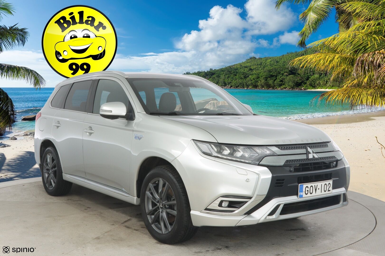 Mitsubishi Outlander PHEV 2019 Instyle Business 4WD 5P * ACC / Vetokoukku / 360 Kamera / BLIS / Rockford / KeyLess / Ratinlämmitin* - *2x Renkaat*